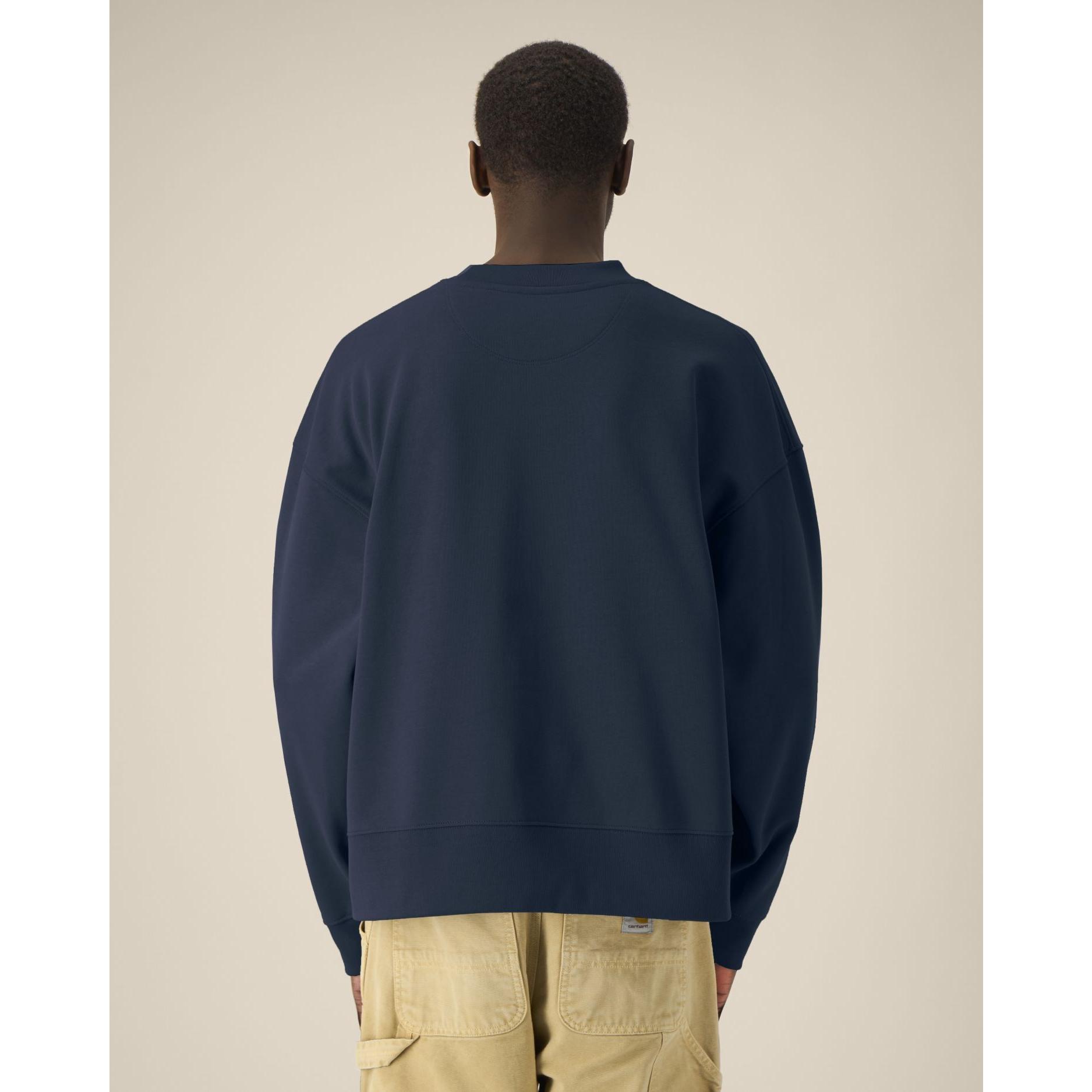 Hanorac la baza gâtului unisex Ryler French Navy L