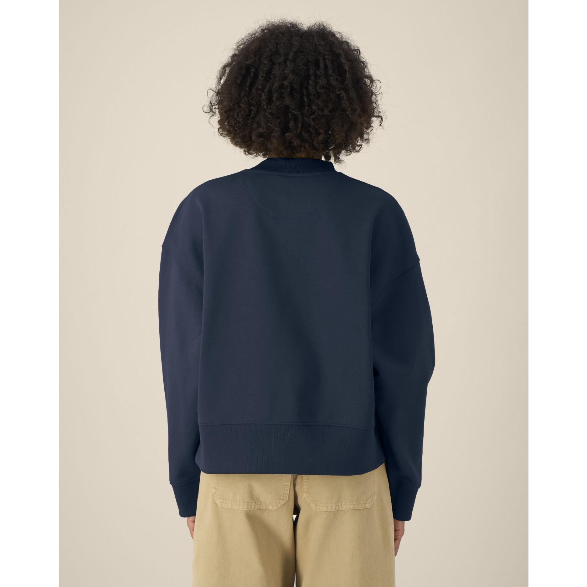 Hanorac la baza gâtului unisex Ryler French Navy L