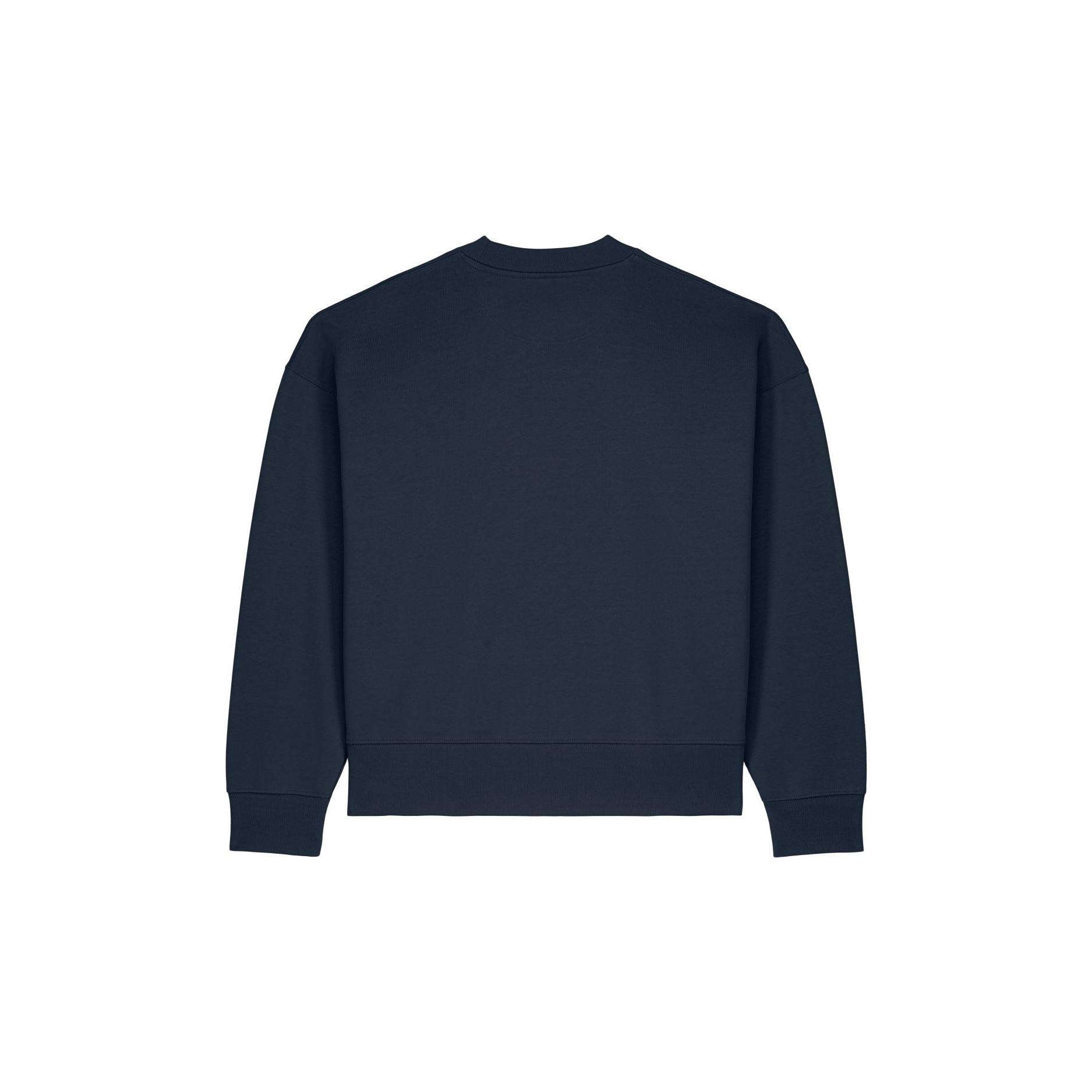 Hanorac la baza gâtului unisex Ryler French Navy L