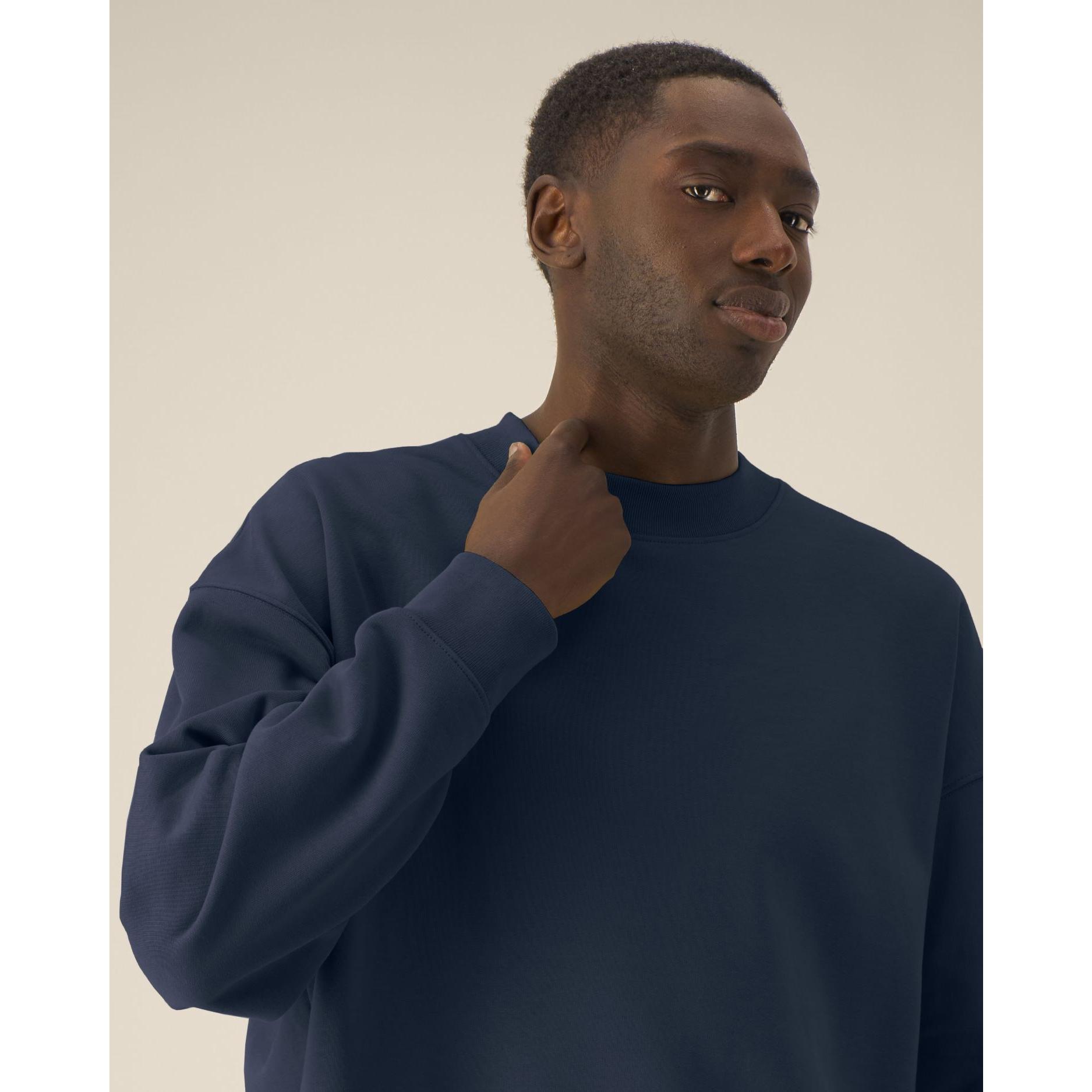 Hanorac la baza gâtului unisex Ryler French Navy L