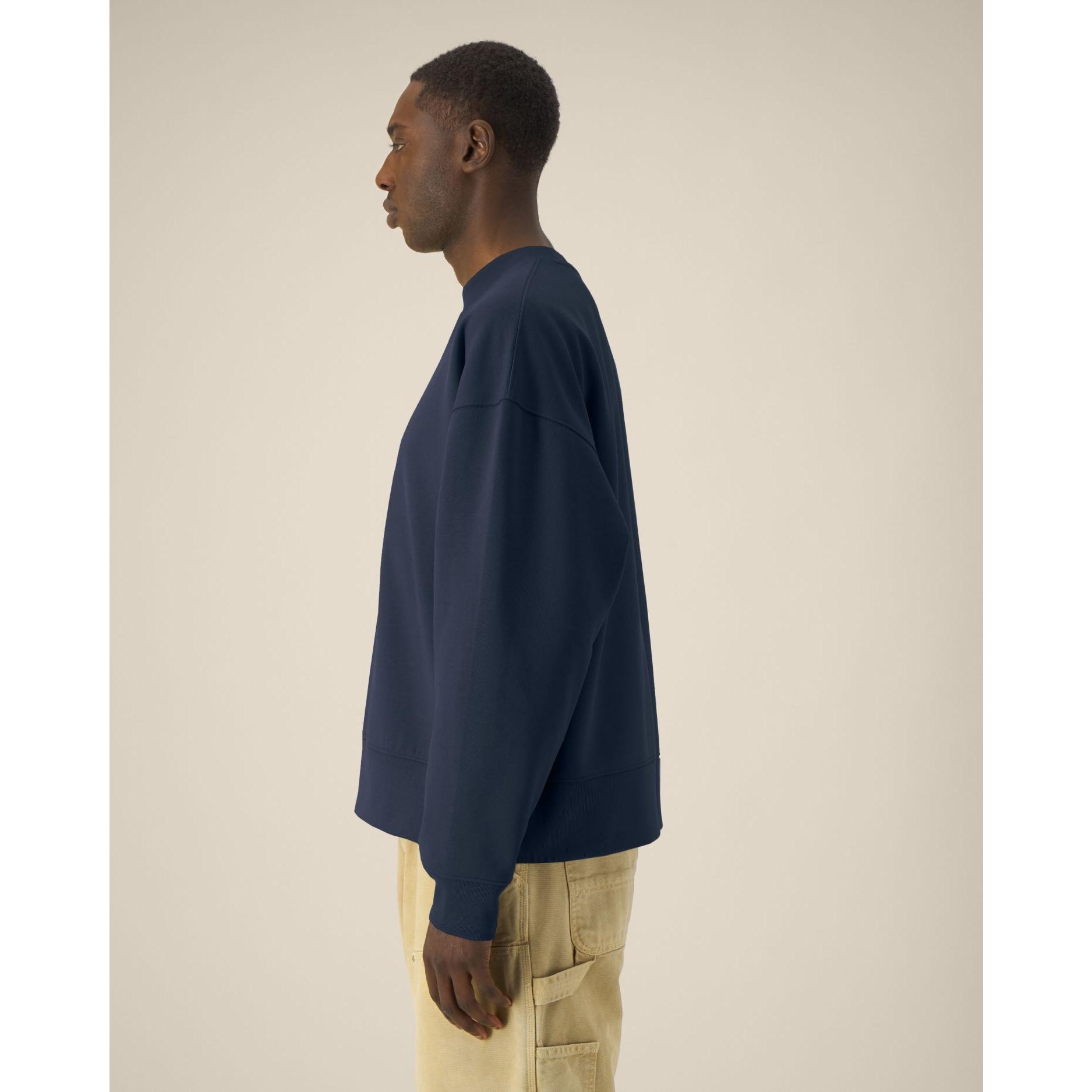 Hanorac la baza gâtului unisex Ryler French Navy L