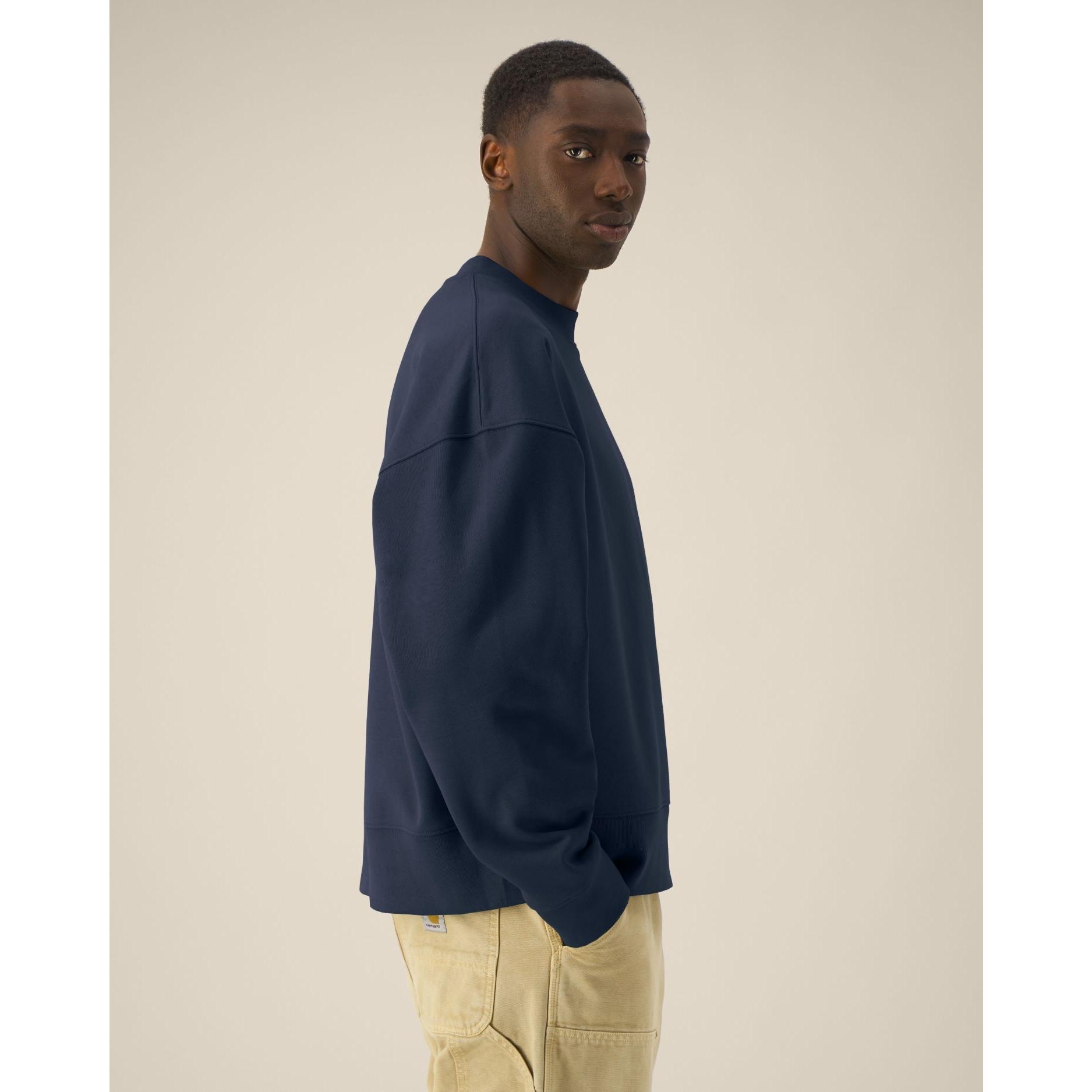 Hanorac la baza gâtului unisex Ryler French Navy L