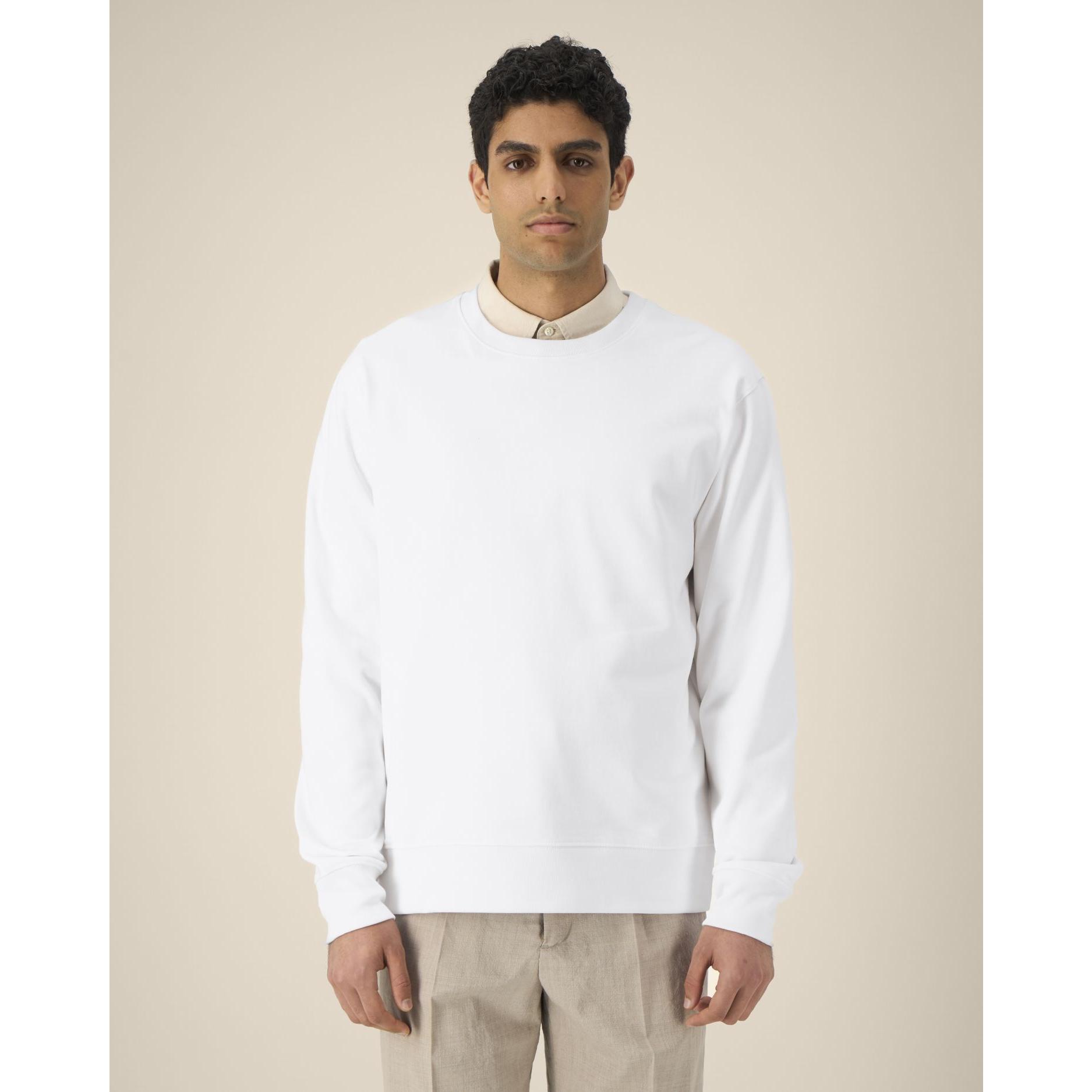 Hanorac la baza gâtului unisex Thinker White 5XL