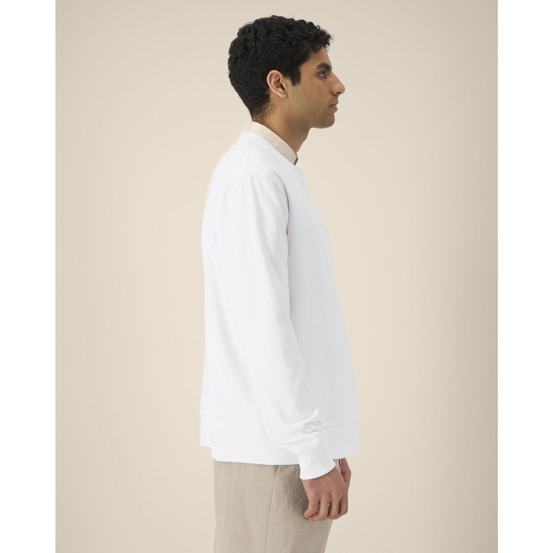 Hanorac la baza gâtului unisex Thinker White 5XL