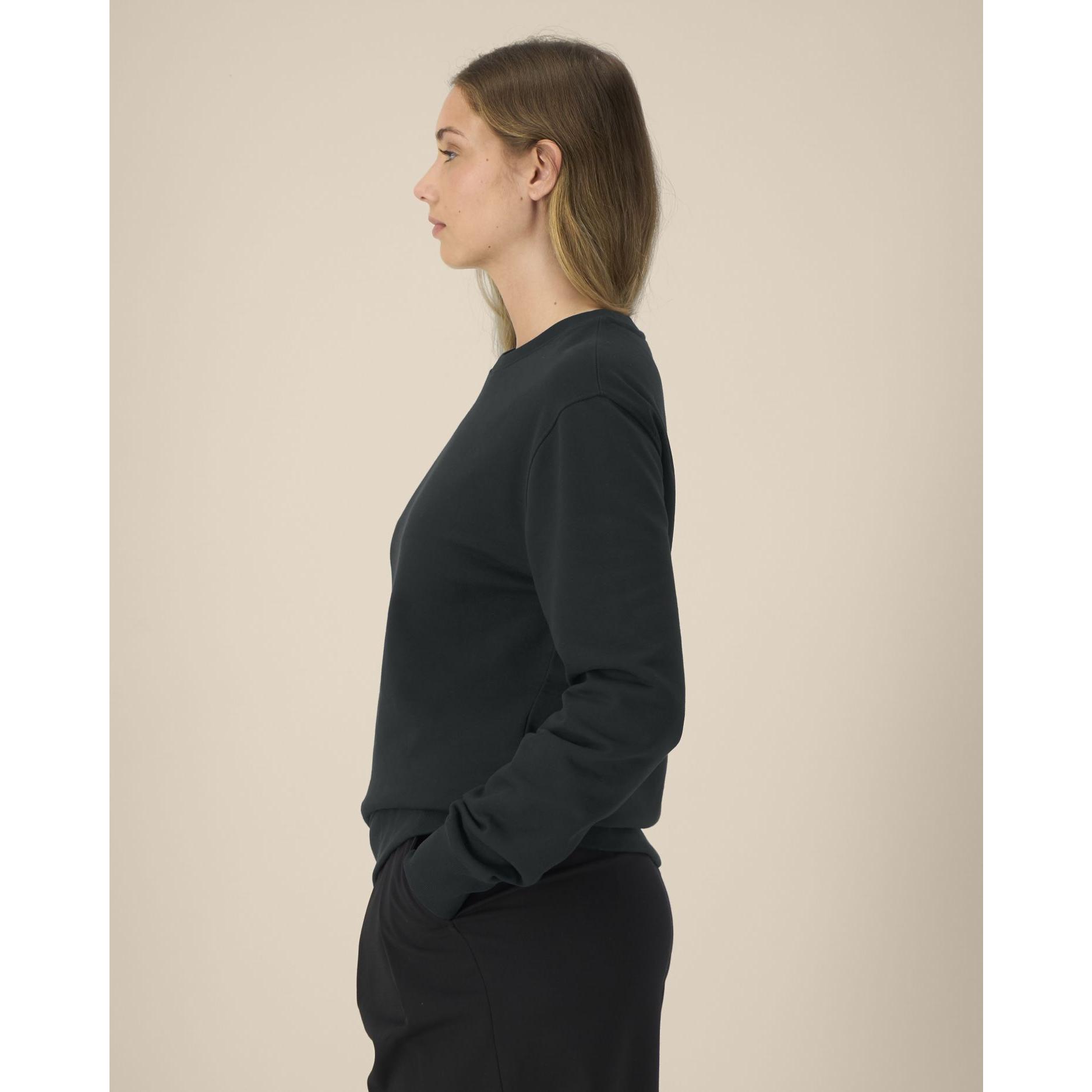 Hanorac la baza gâtului unisex Thinker Black L