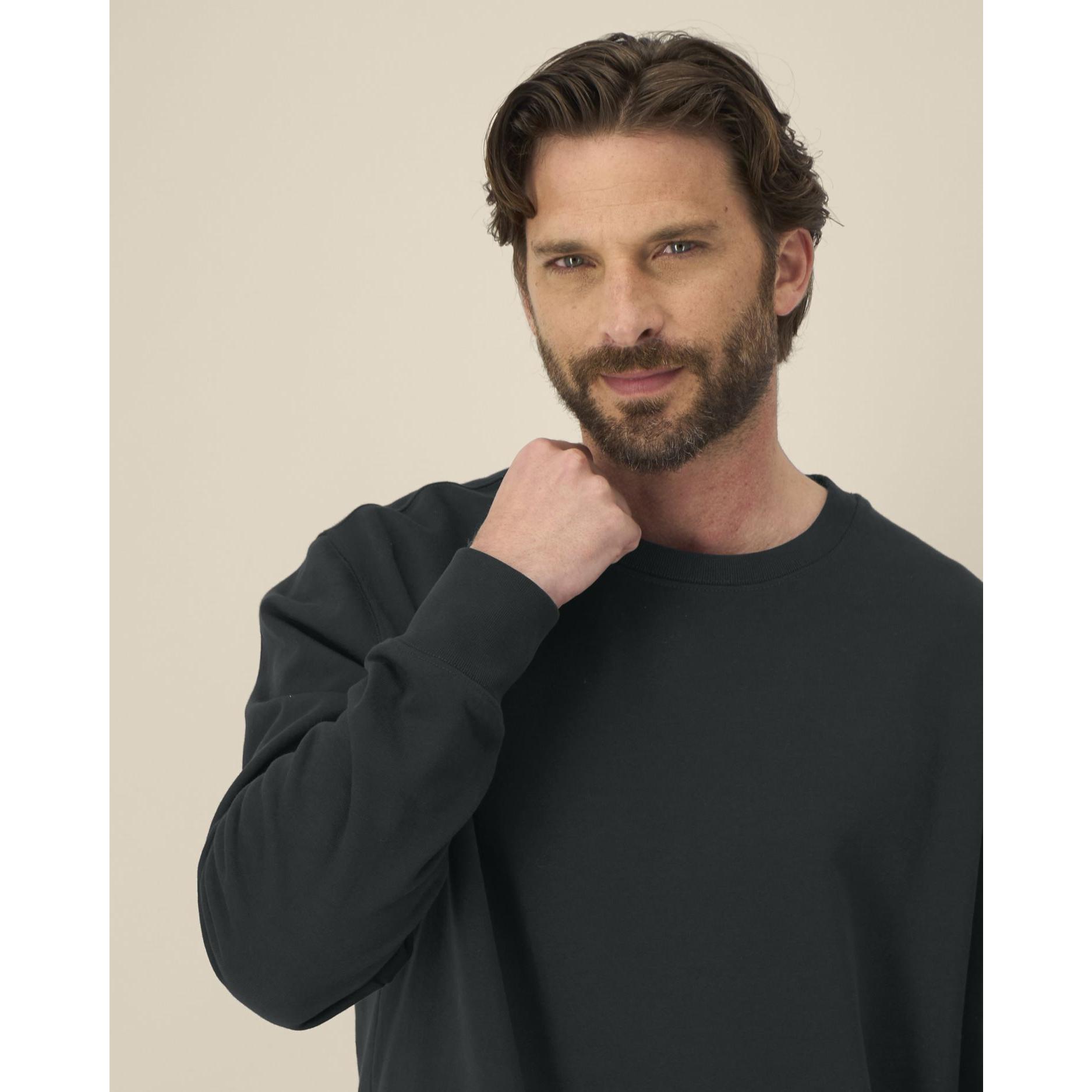 Hanorac la baza gâtului unisex Thinker Black L