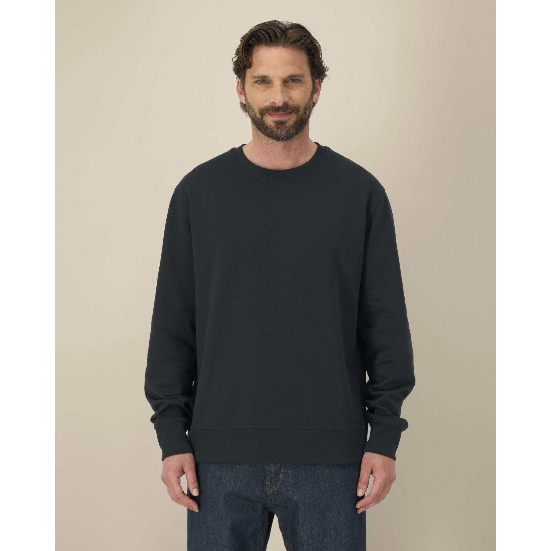 Hanorac la baza gâtului unisex Thinker Black L