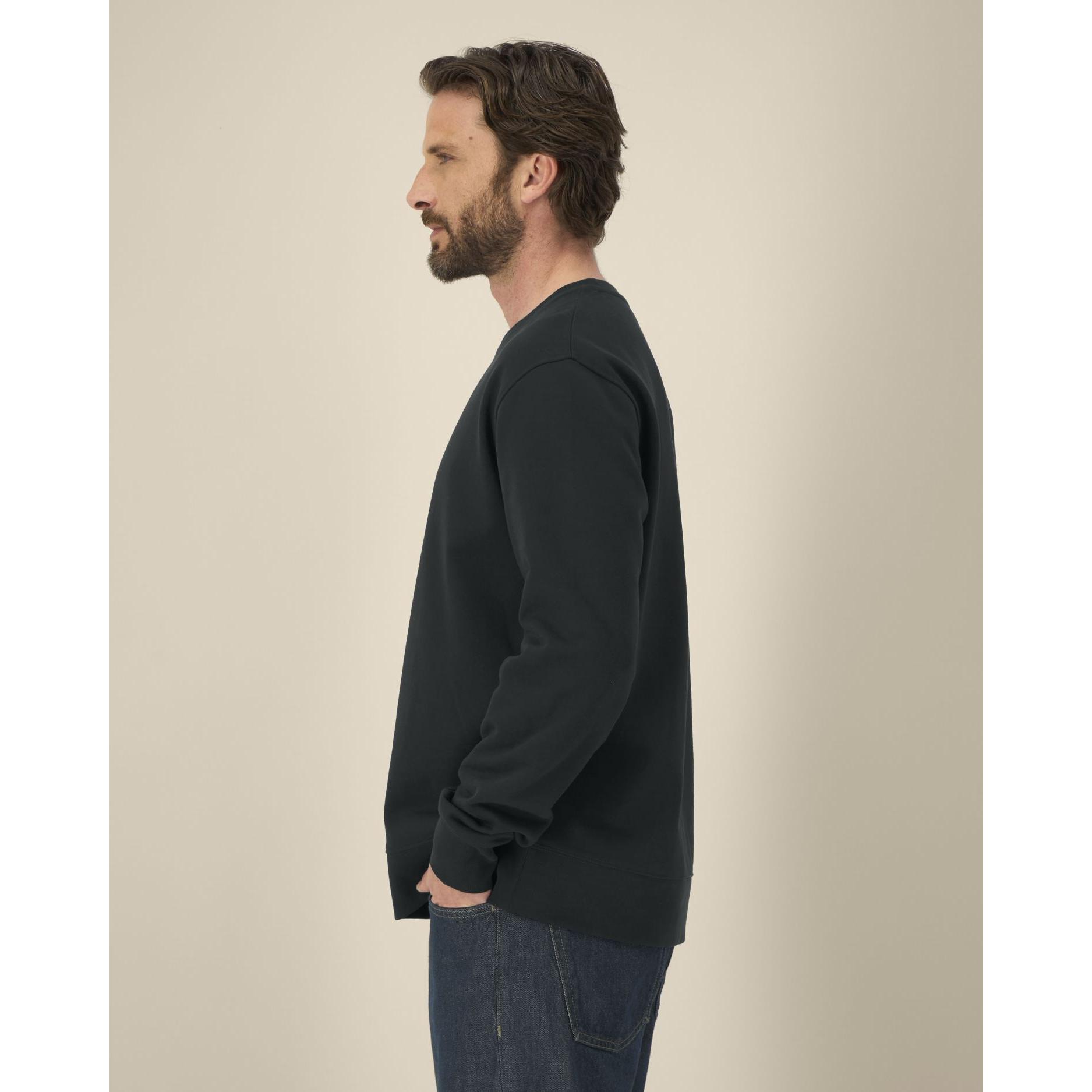 Hanorac la baza gâtului unisex Thinker Black L