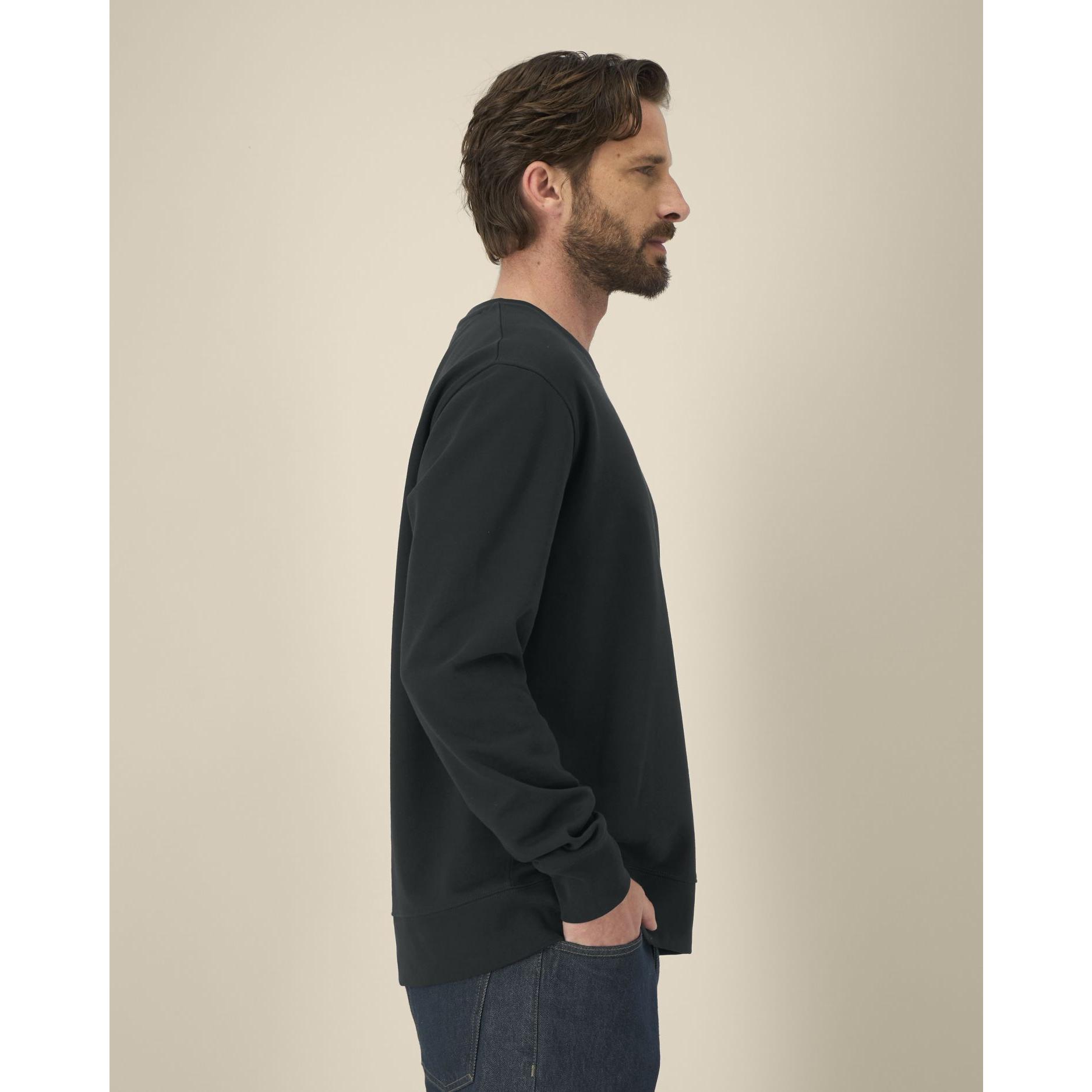 Hanorac la baza gâtului unisex Thinker Black L