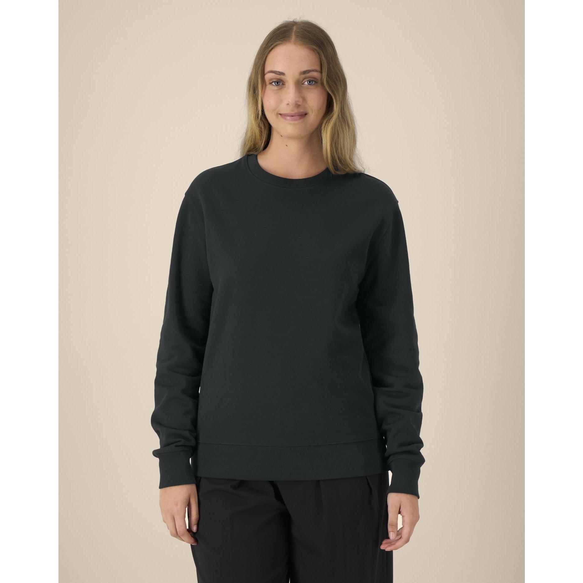 Hanorac la baza gâtului unisex Thinker Black L