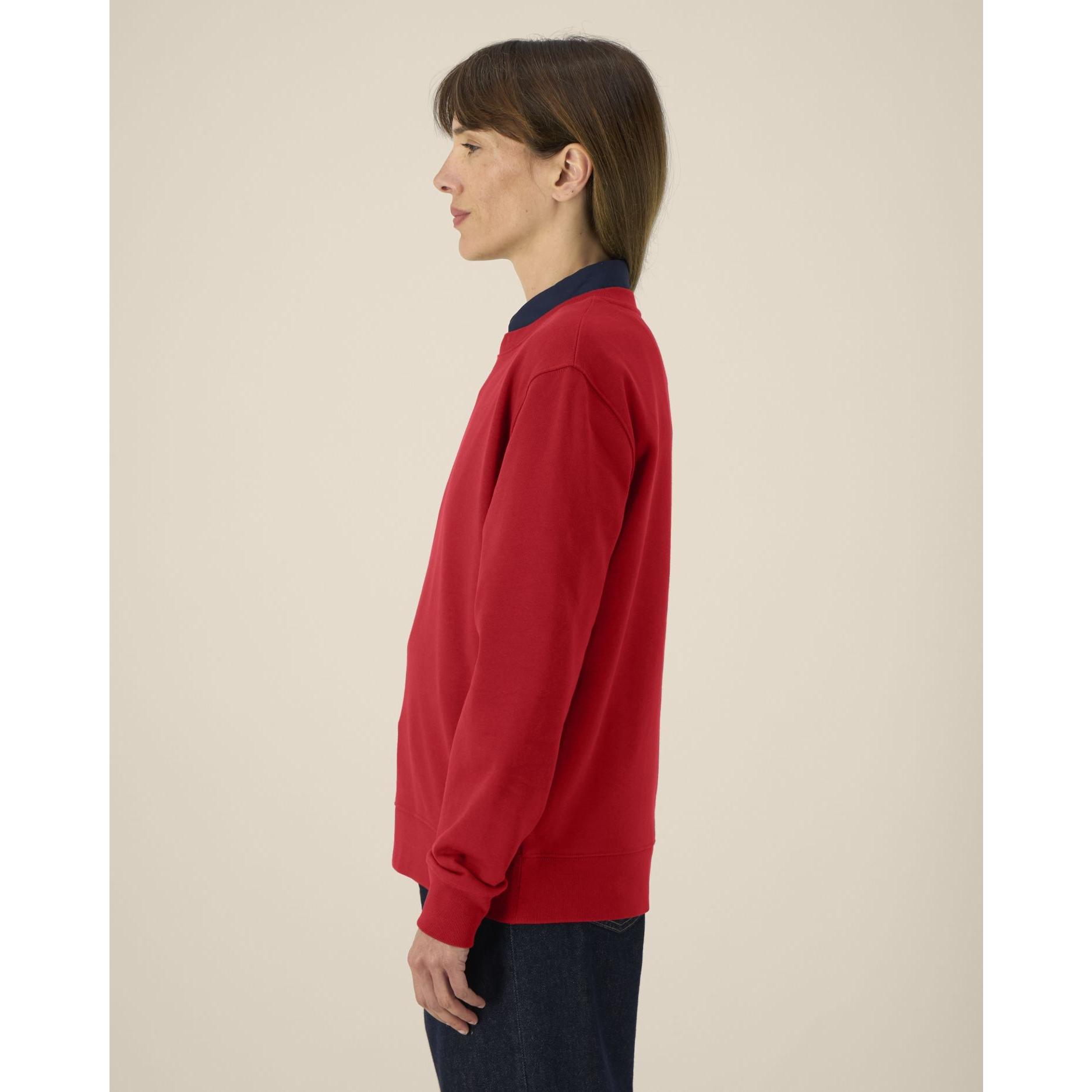 Hanorac la baza gâtului unisex Thinker Red 4XL