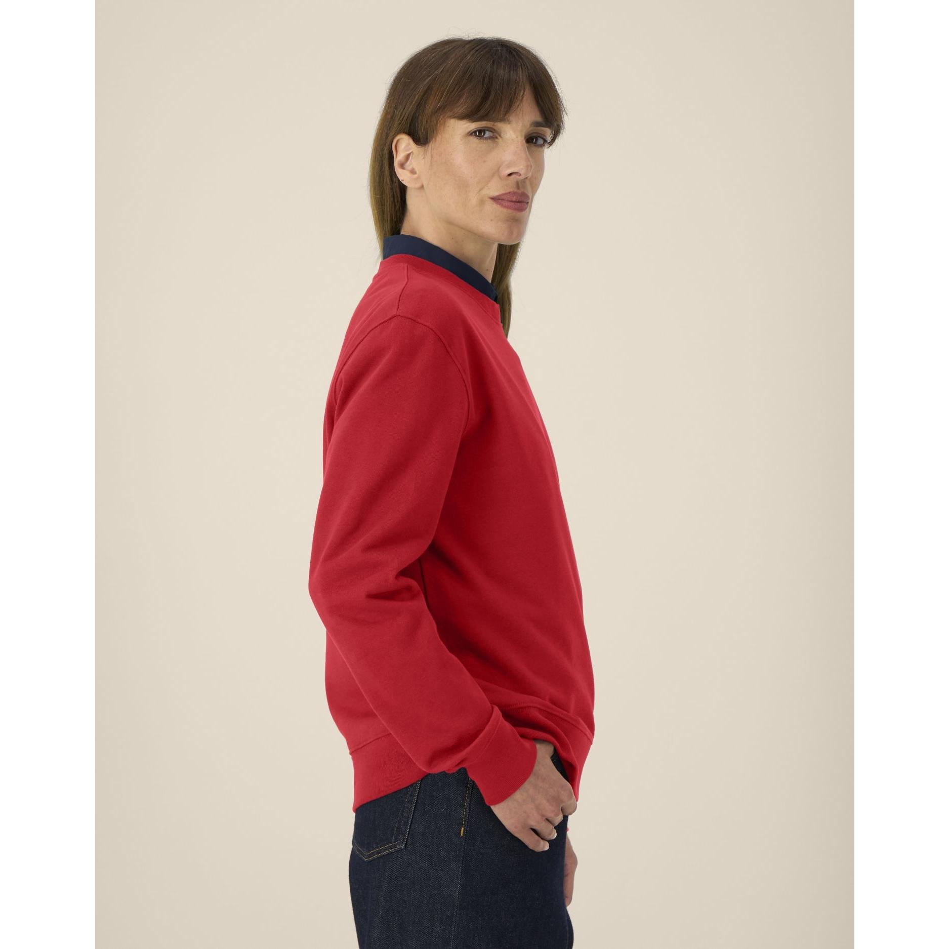 Hanorac la baza gâtului unisex Thinker Red 4XL