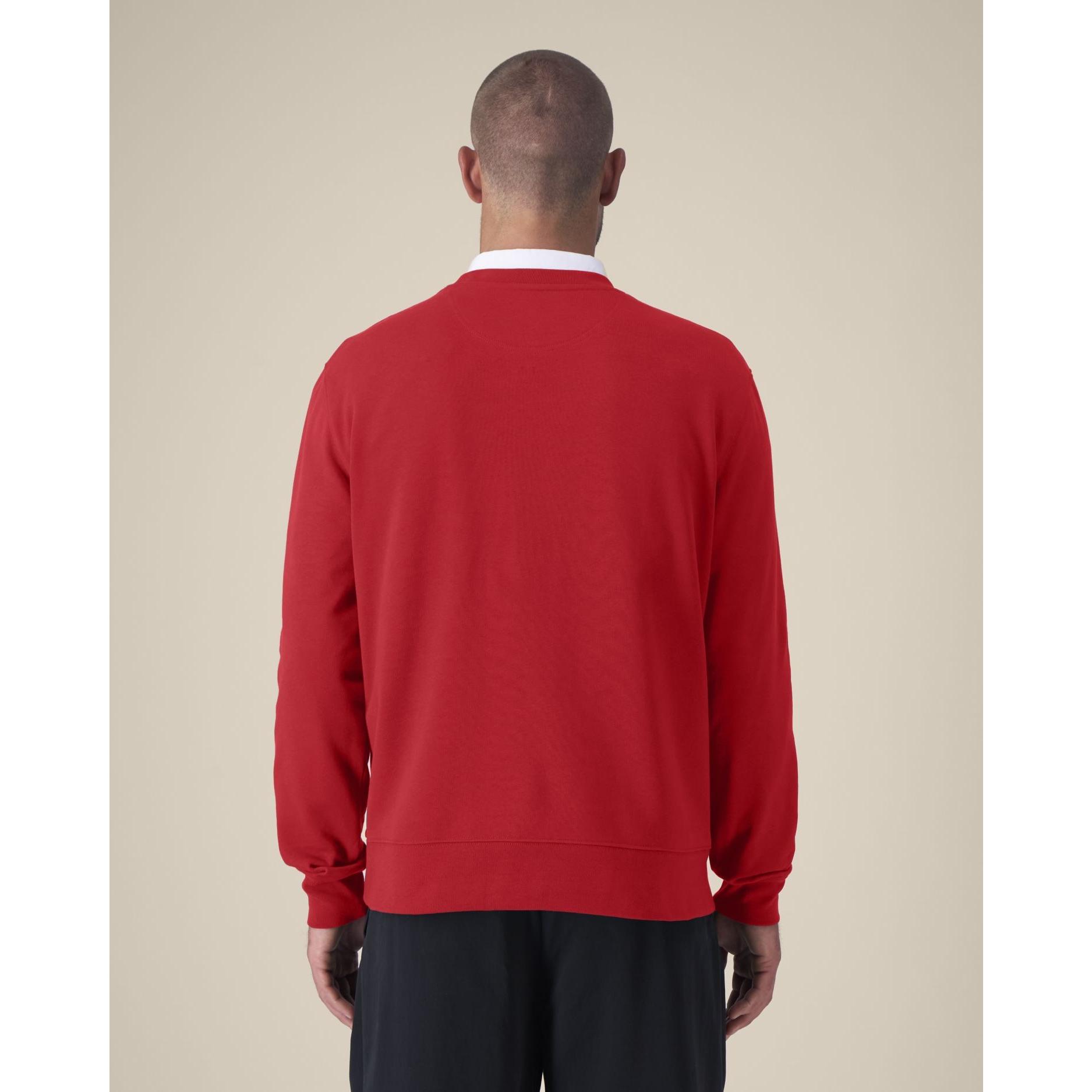 Hanorac la baza gâtului unisex Thinker Red 4XL