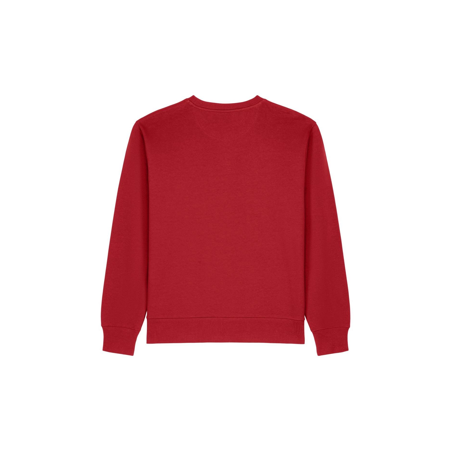 Hanorac la baza gâtului unisex Thinker Red 4XL