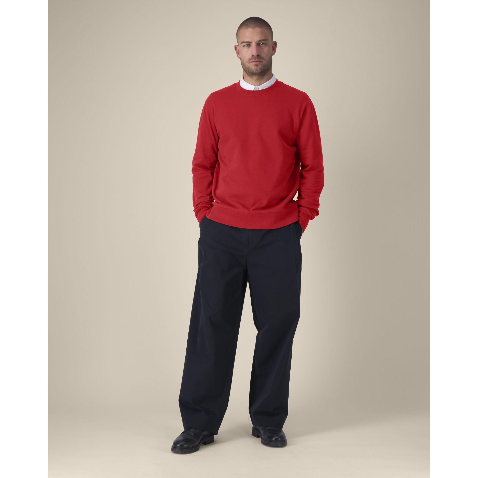 Hanorac la baza gâtului unisex Thinker Red 4XL