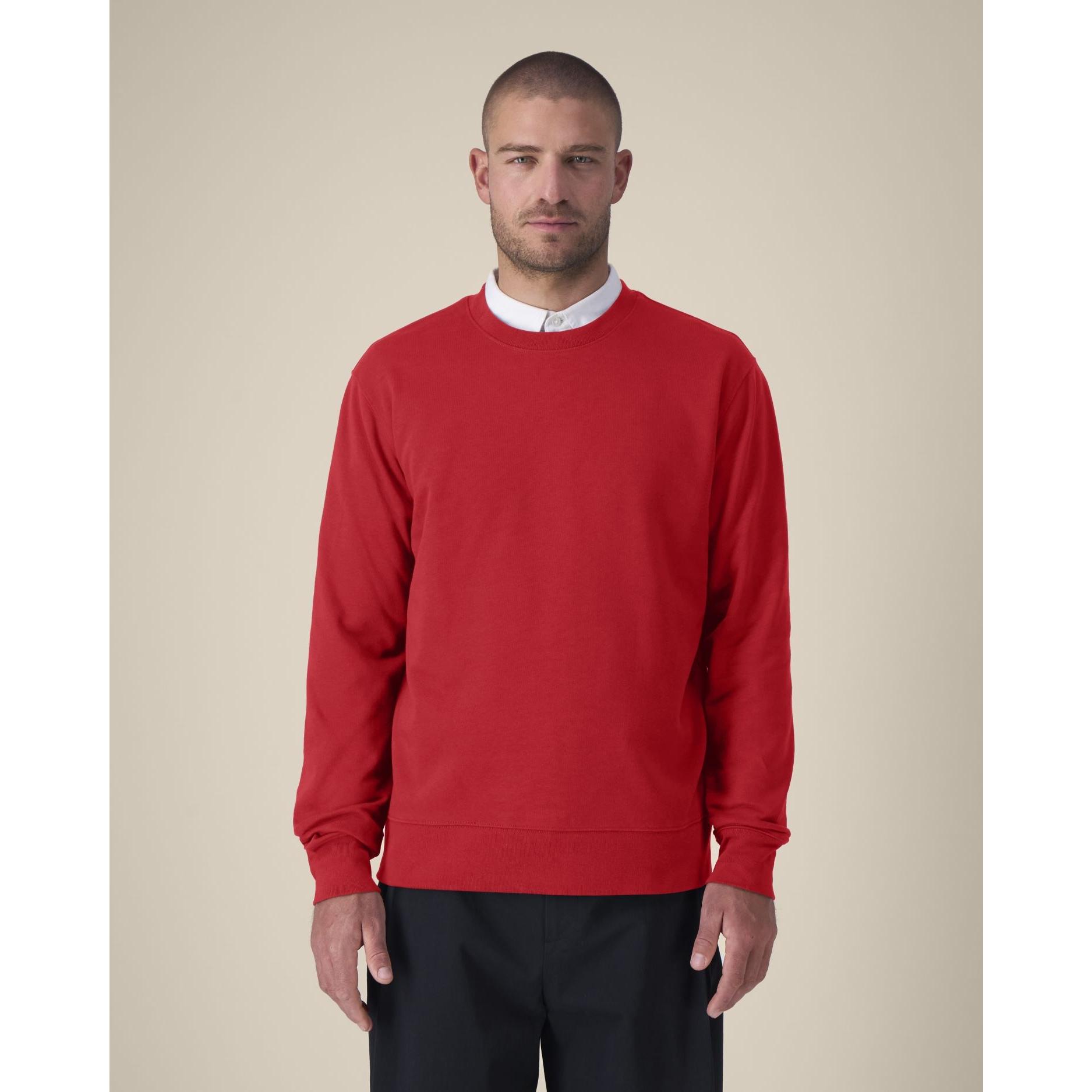 Hanorac la baza gâtului unisex Thinker Red 4XL