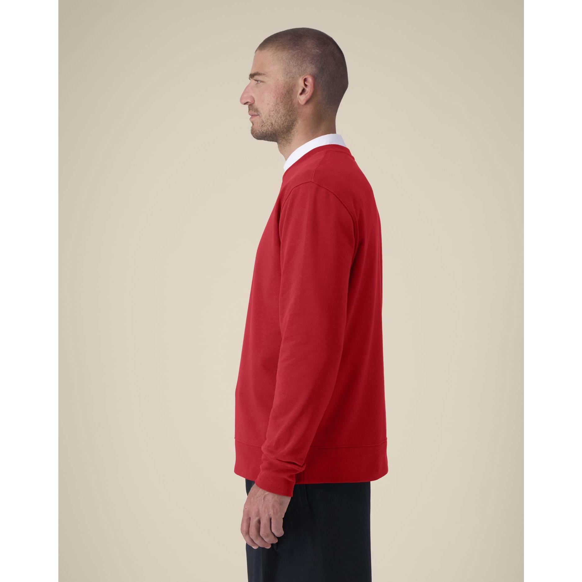 Hanorac la baza gâtului unisex Thinker Red 4XL