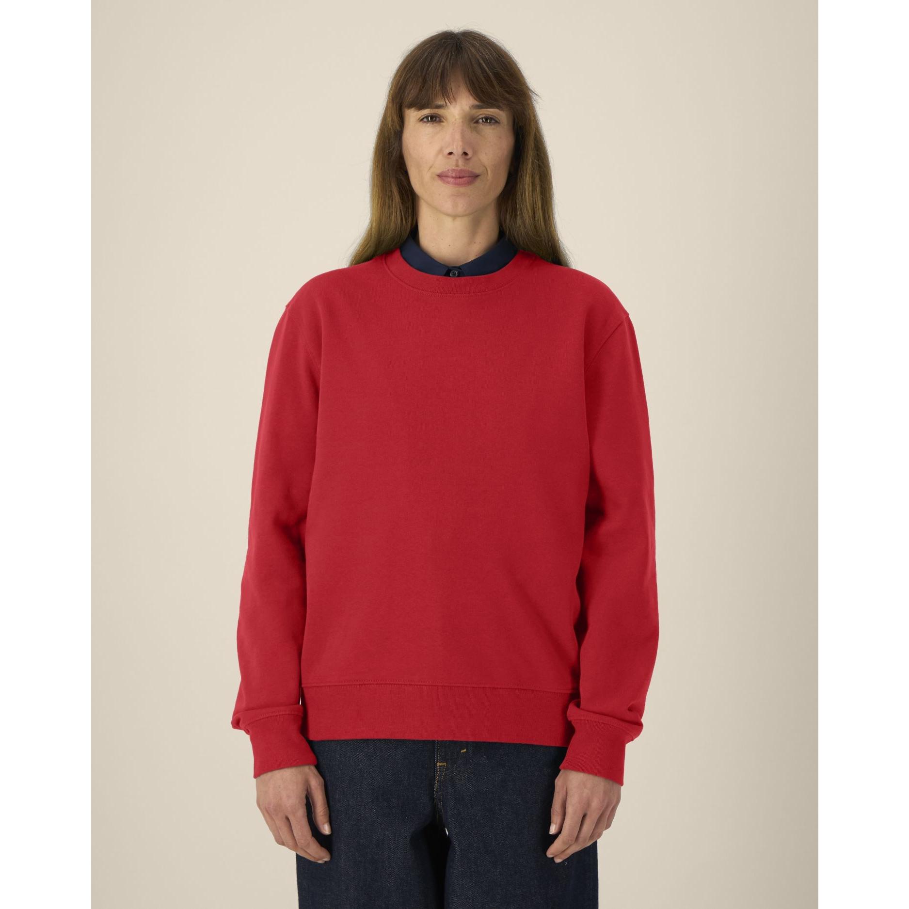 Hanorac la baza gâtului unisex Thinker Red 4XL