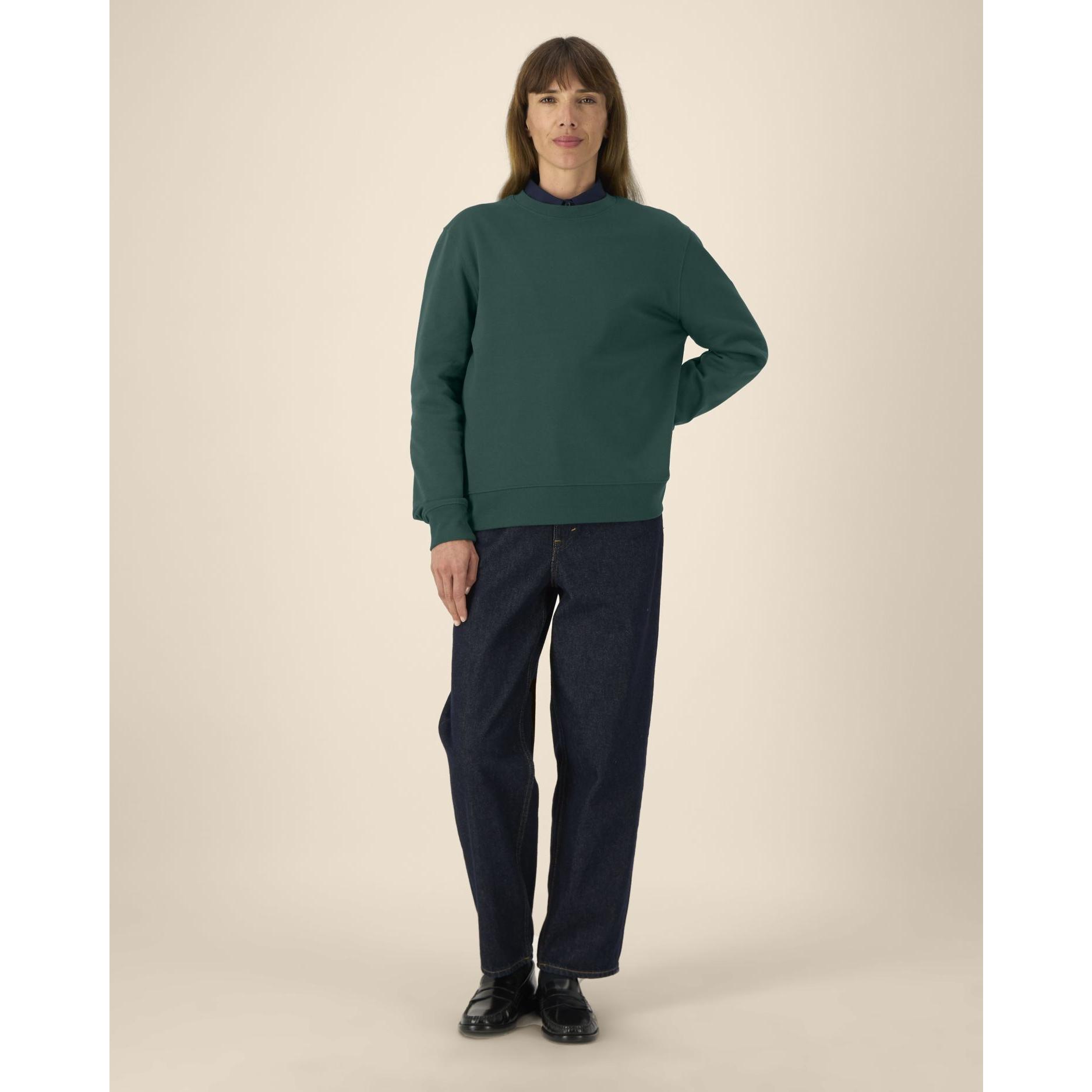 Hanorac la baza gâtului unisex Thinker Glazed Green 5XL