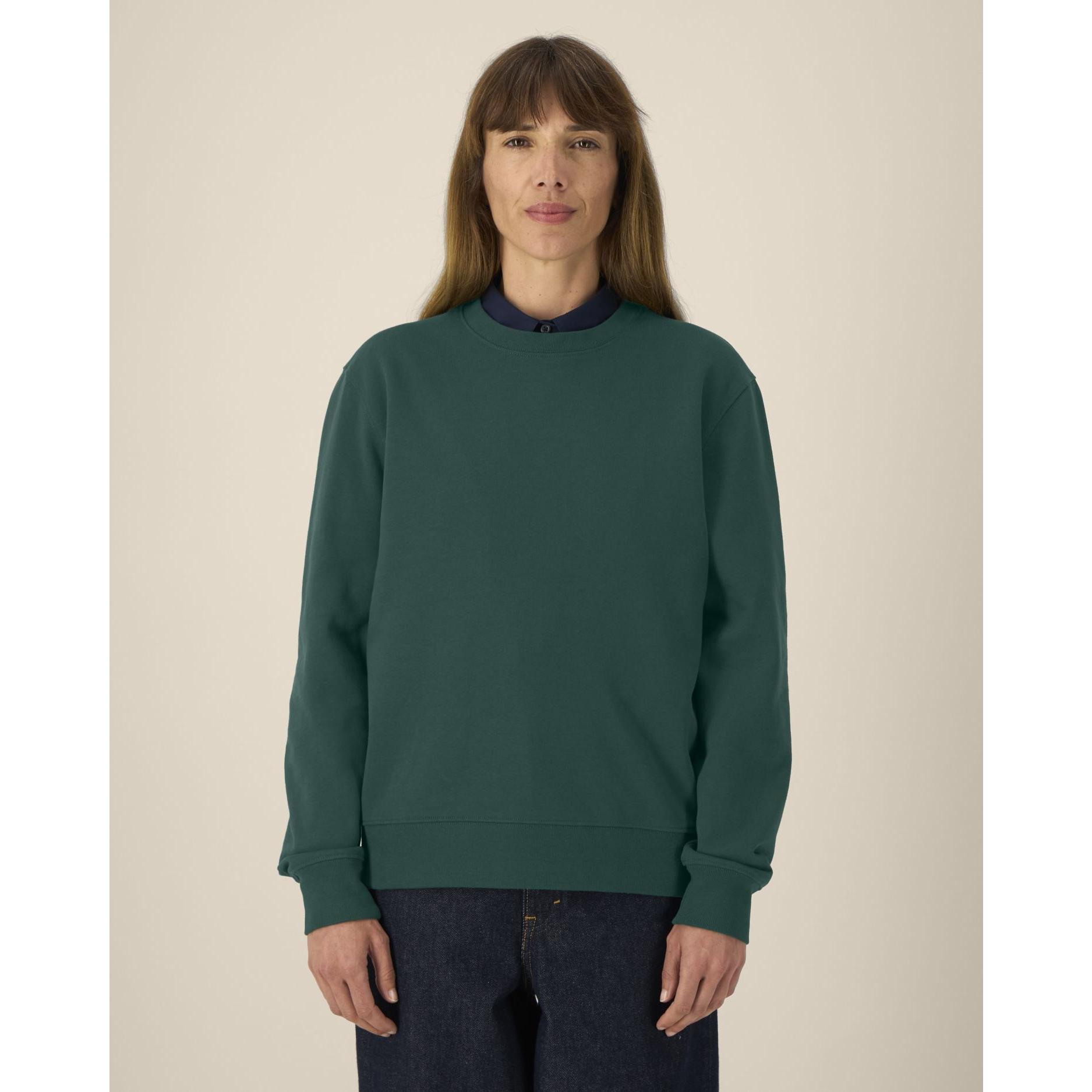 Hanorac la baza gâtului unisex Thinker Glazed Green 5XL