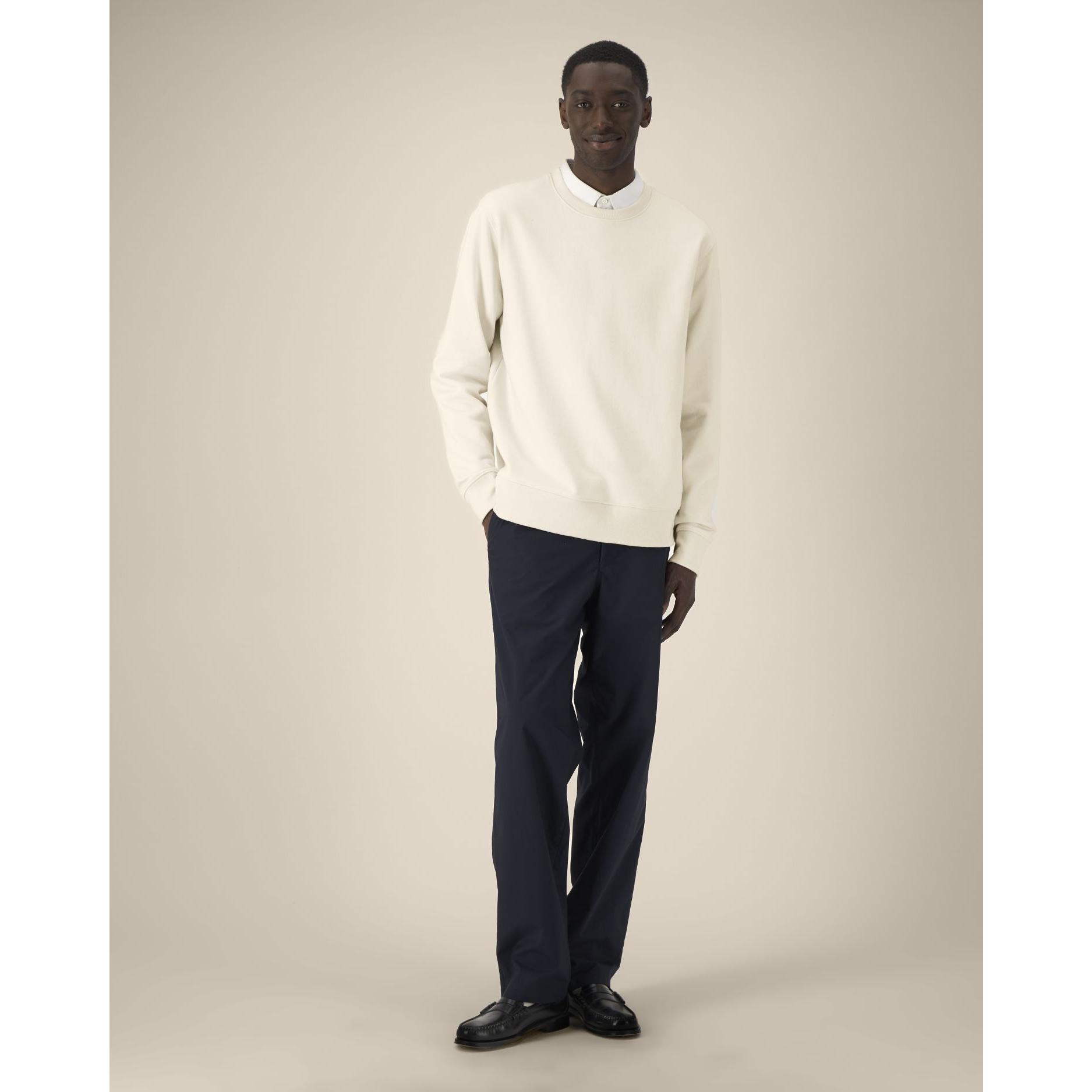 Hanorac la baza gâtului unisex Thinker Natural Raw 5XL