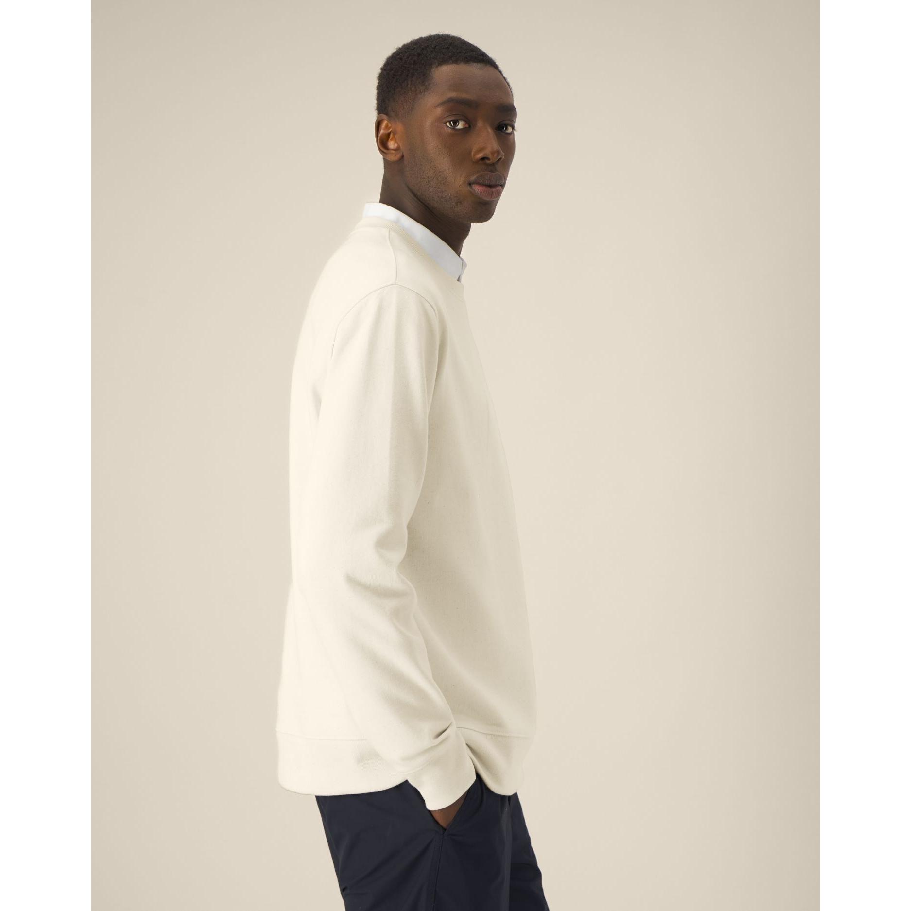 Hanorac la baza gâtului unisex Thinker Natural Raw 5XL