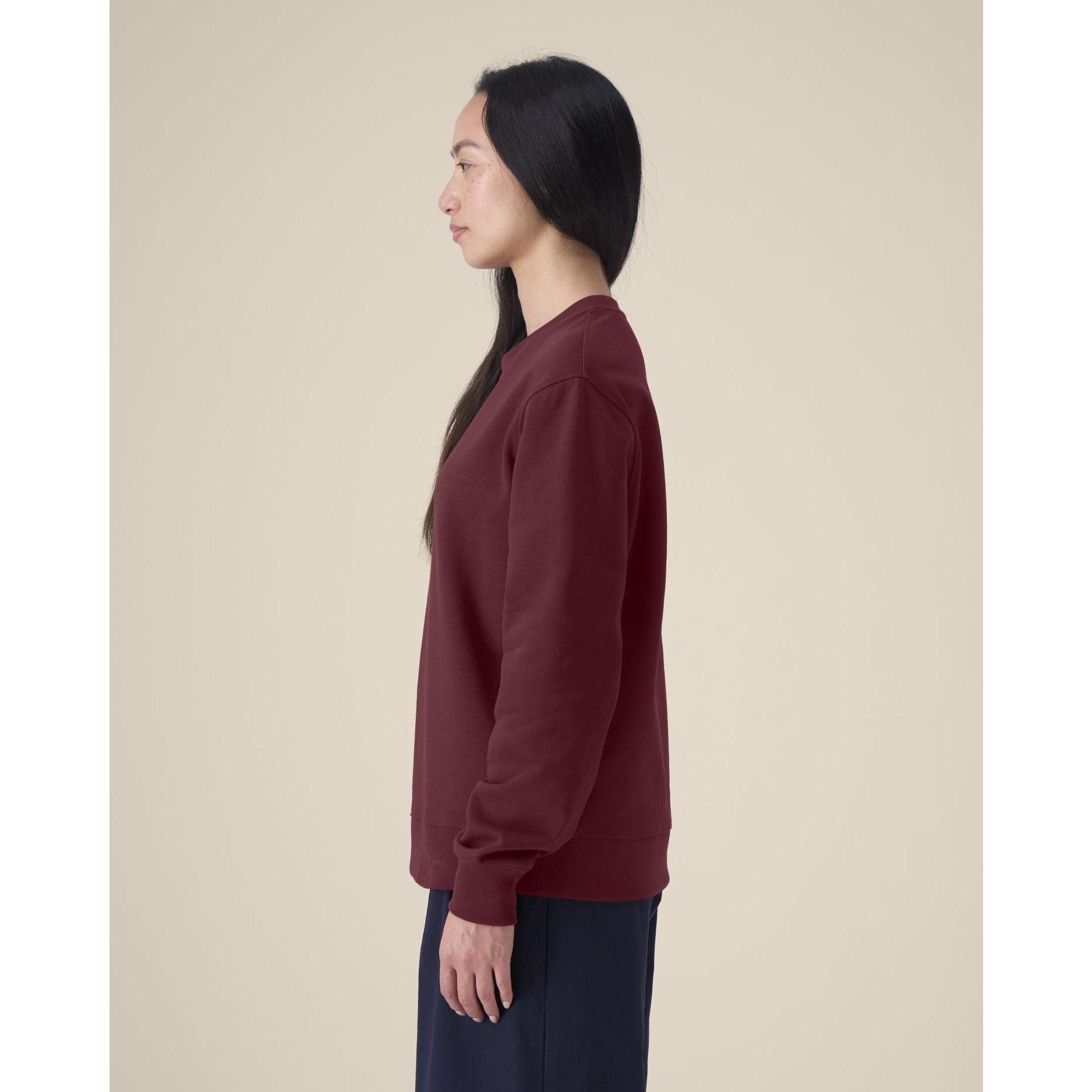 Hanorac la baza gâtului unisex Thinker Burgundy 4XL