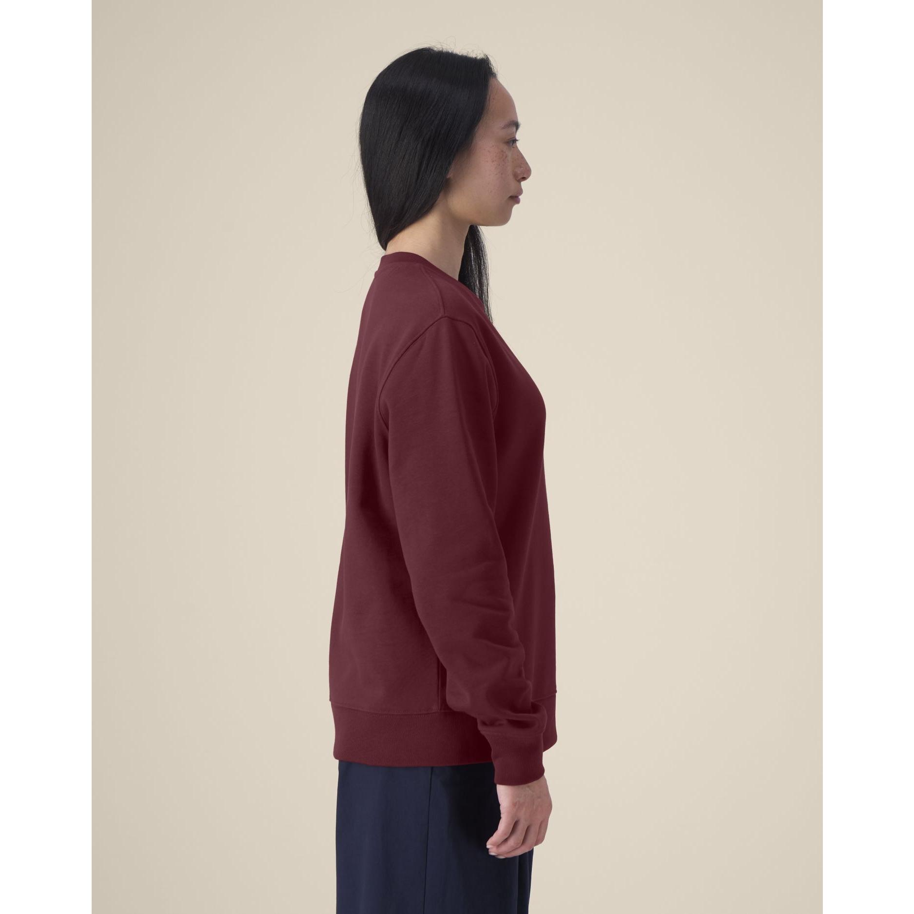 Hanorac la baza gâtului unisex Thinker Burgundy 4XL
