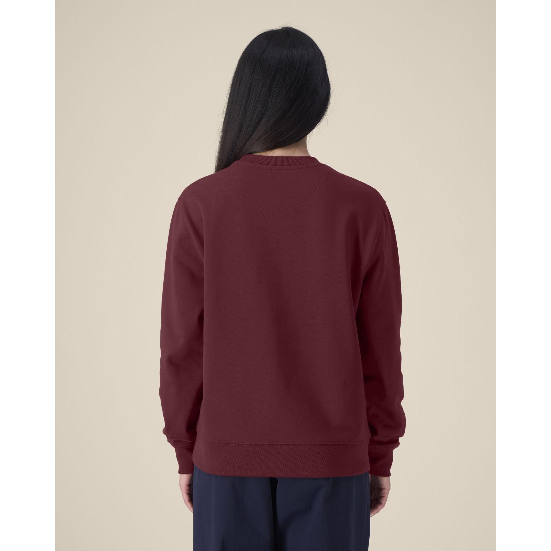Hanorac la baza gâtului unisex Thinker Burgundy 4XL