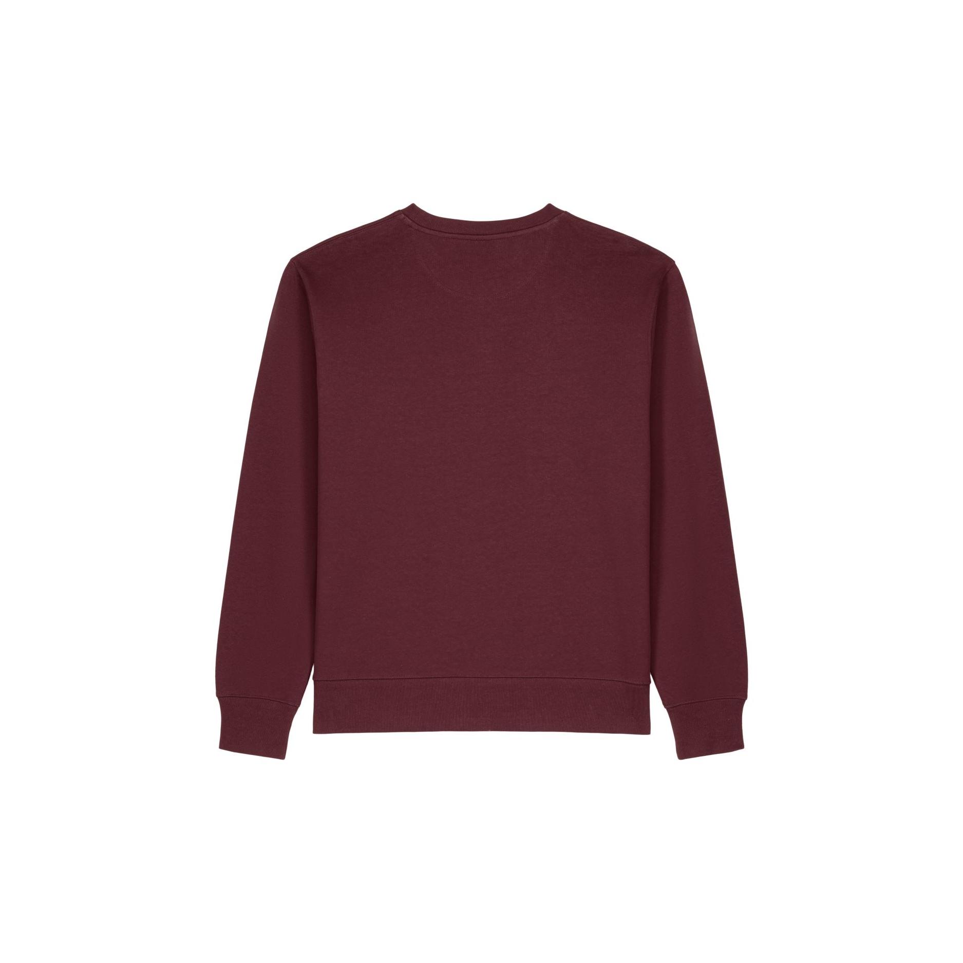 Hanorac la baza gâtului unisex Thinker Burgundy 4XL