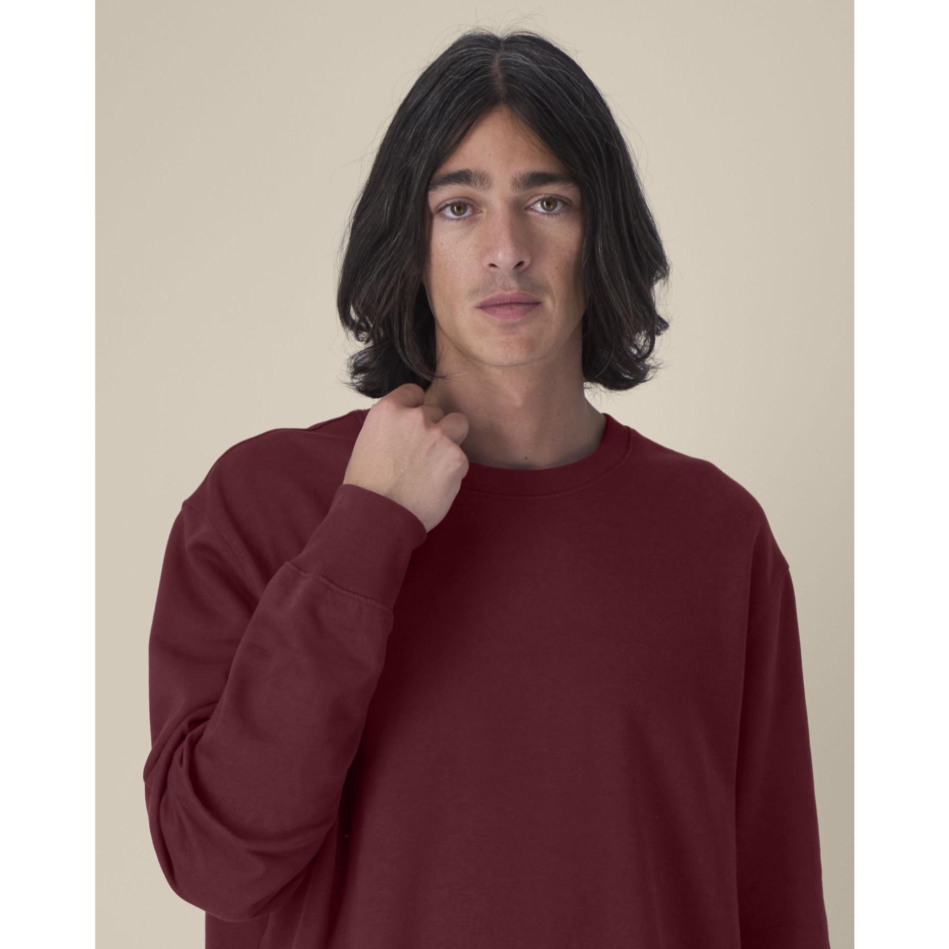 Hanorac la baza gâtului unisex Thinker Burgundy 4XL