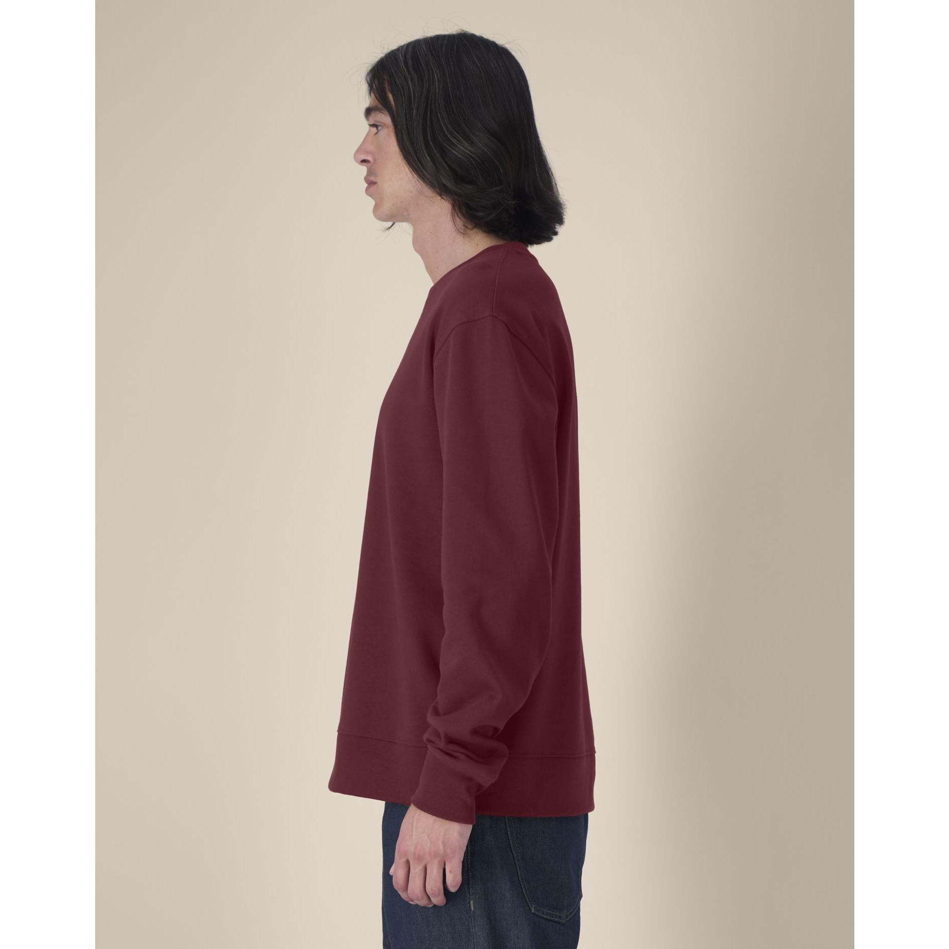 Hanorac la baza gâtului unisex Thinker Burgundy 4XL