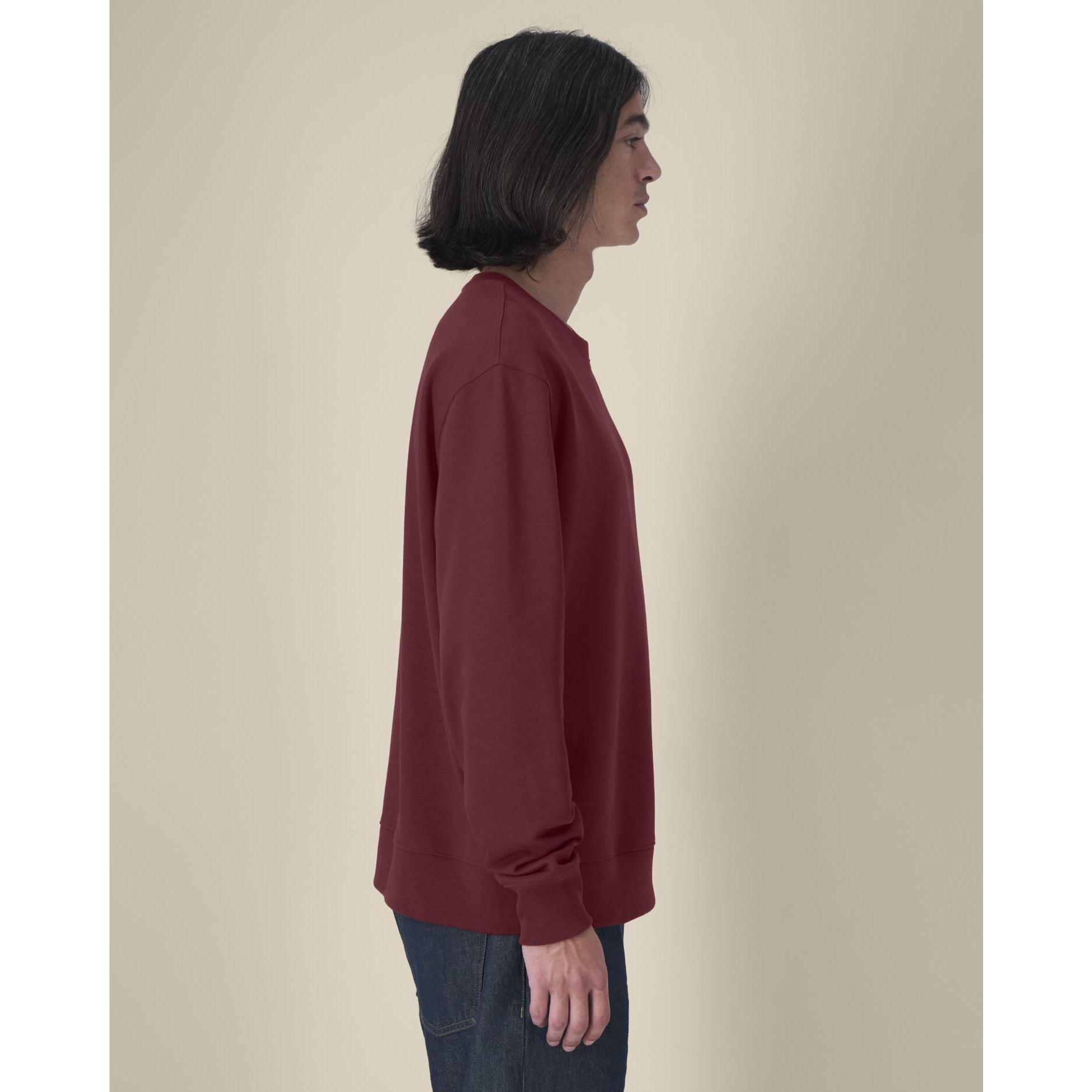 Hanorac la baza gâtului unisex Thinker Burgundy 4XL
