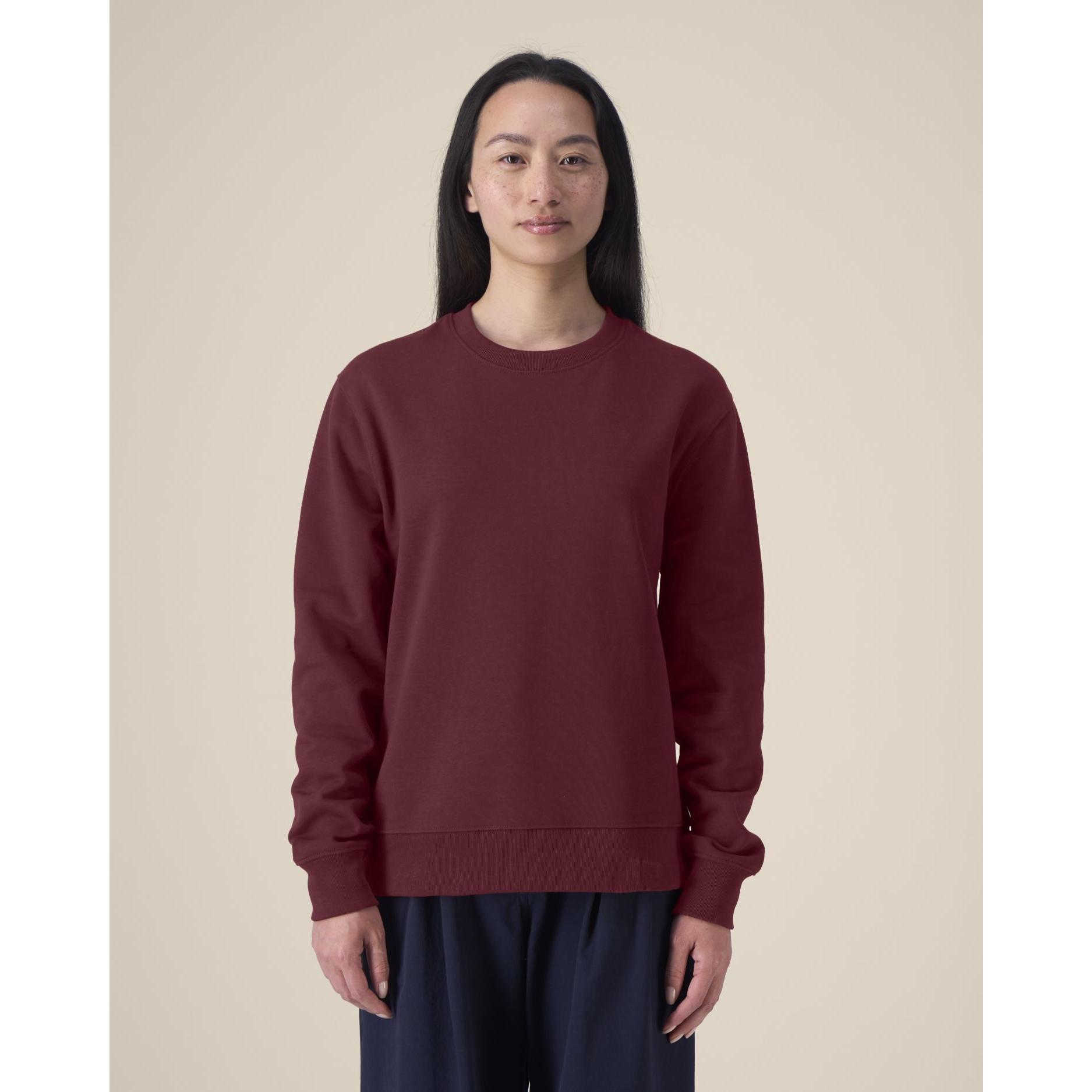 Hanorac la baza gâtului unisex Thinker Burgundy 4XL