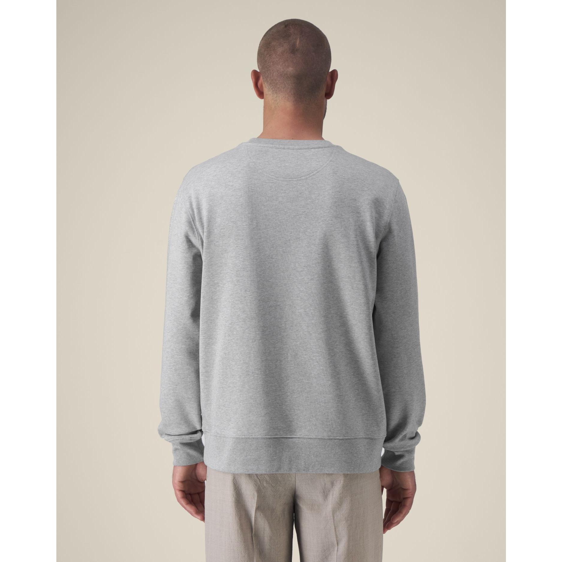 Hanorac la baza gâtului unisex Thinker Heather Grey 4XL
