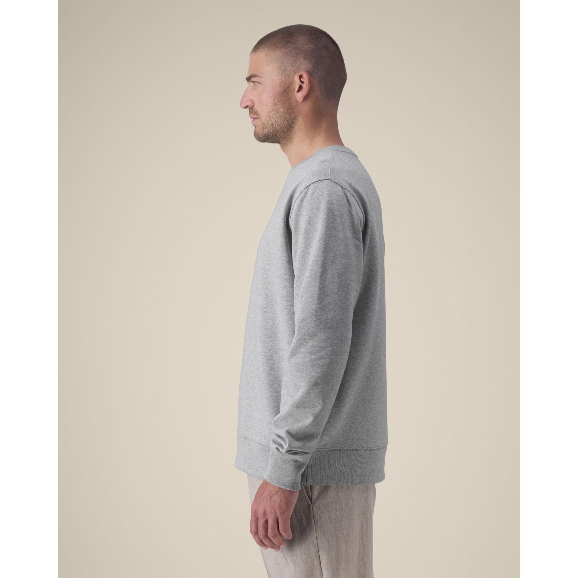 Hanorac la baza gâtului unisex Thinker Heather Grey 4XL