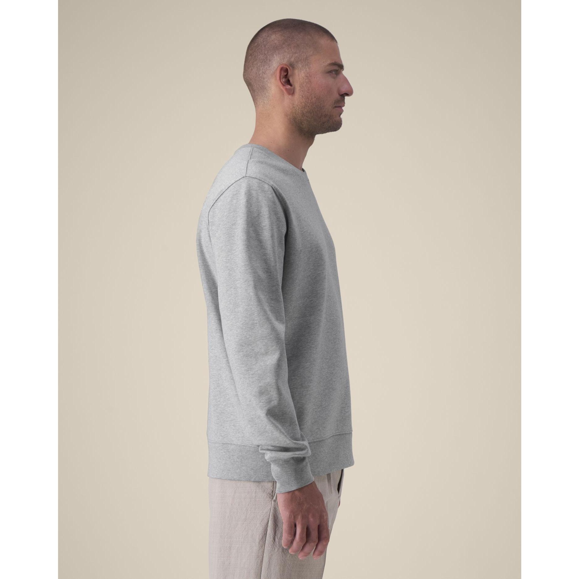 Hanorac la baza gâtului unisex Thinker Heather Grey 4XL