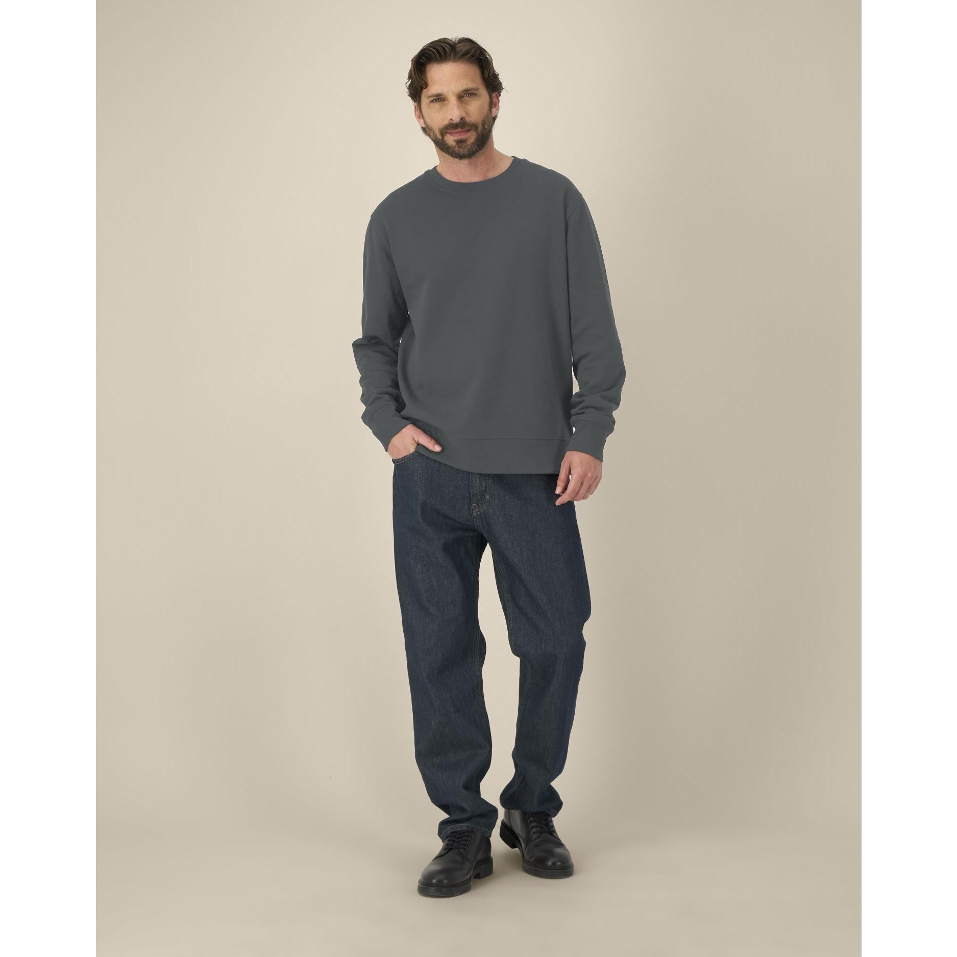 Hanorac la baza gâtului unisex Thinker Anthracite 2XS