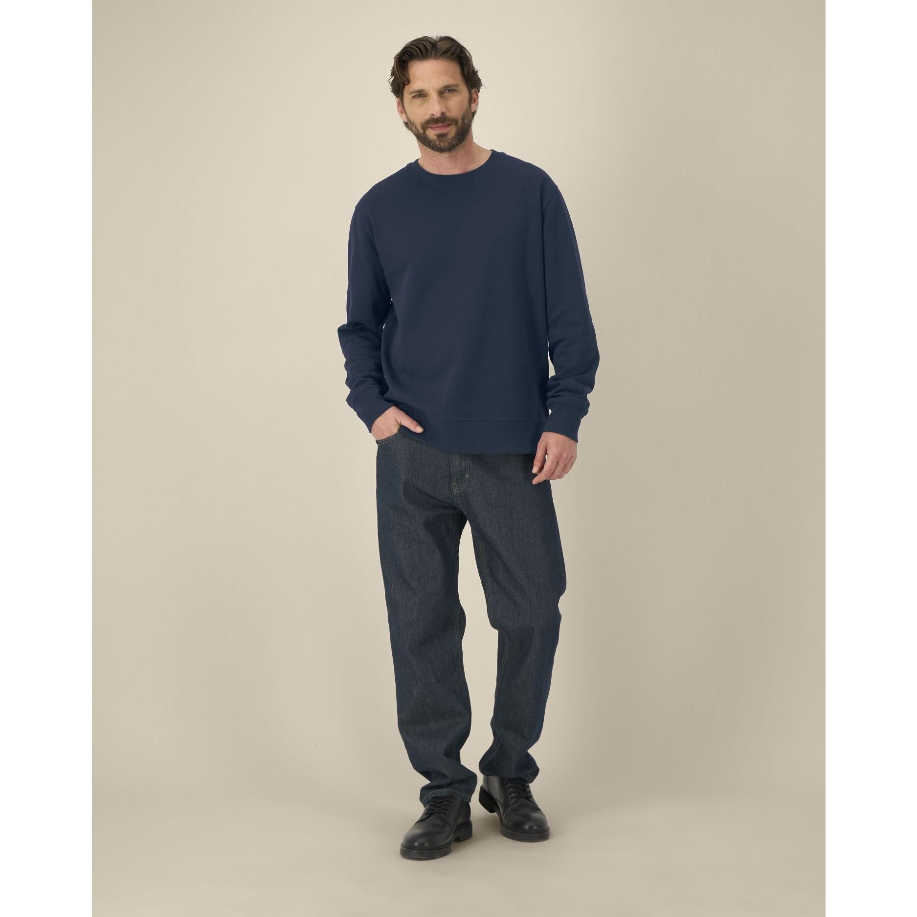 Hanorac la baza gâtului unisex Thinker French Navy 5XL