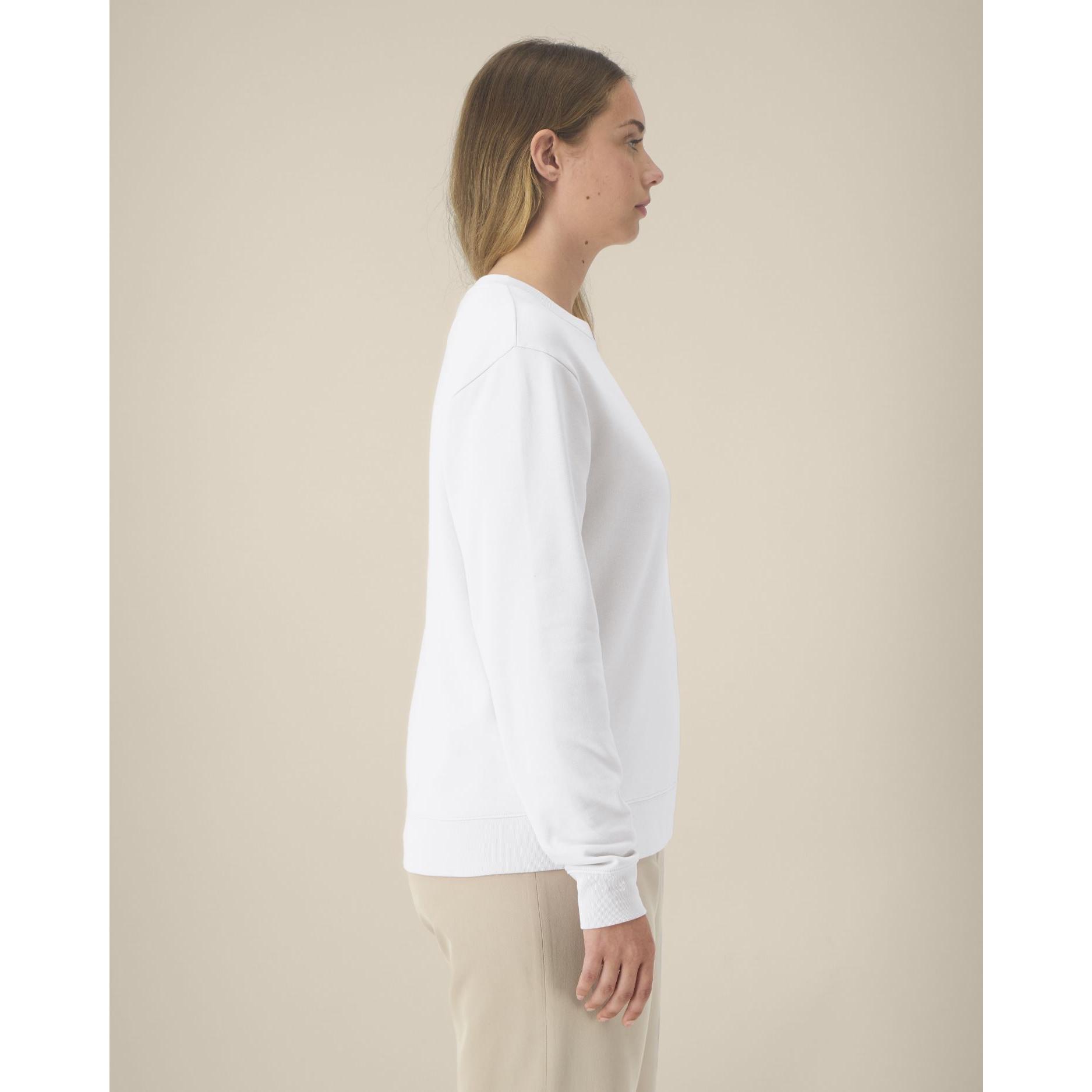 Hanorac la baza gâtului pentru femei Stella Thinker White M