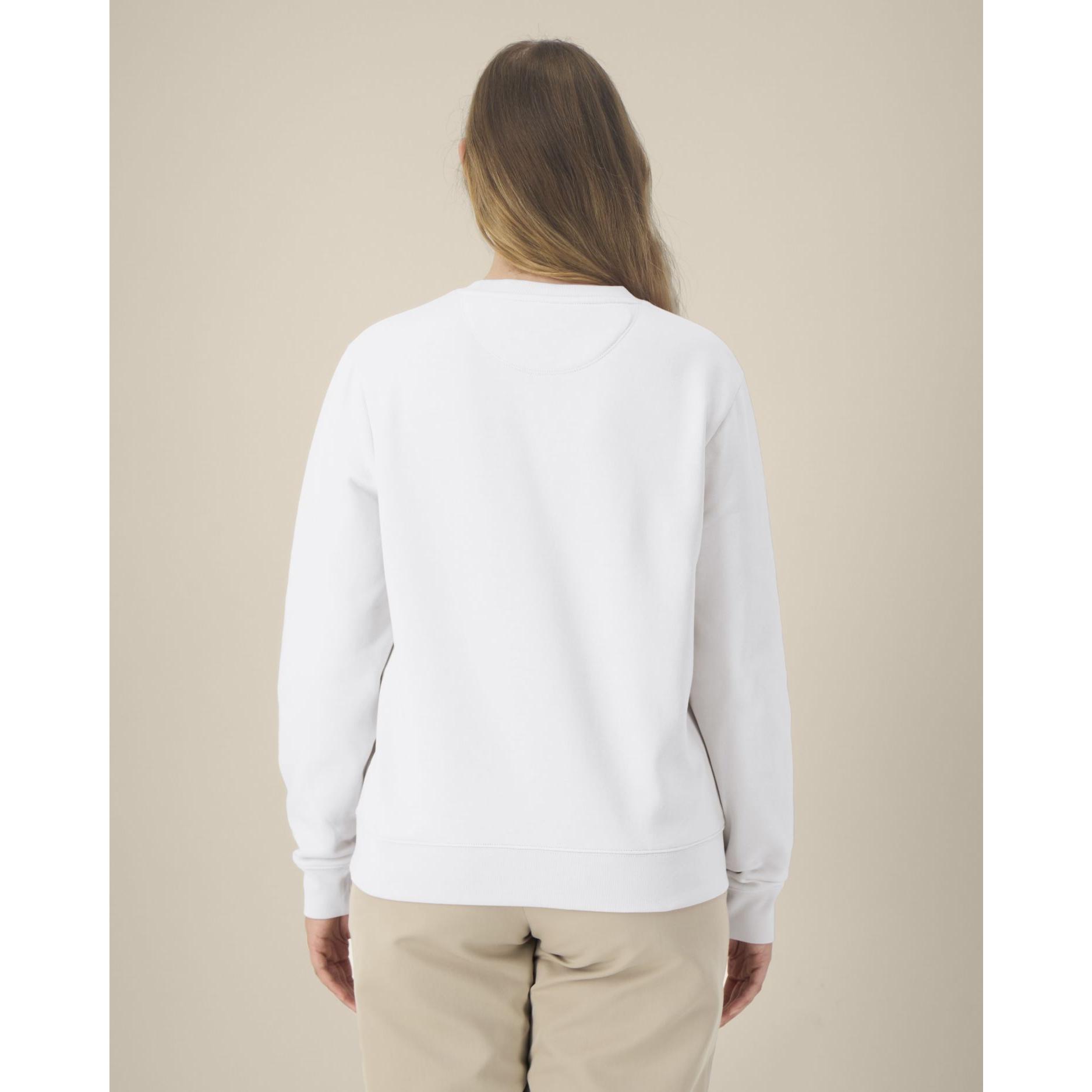 Hanorac la baza gâtului pentru femei Stella Thinker White M