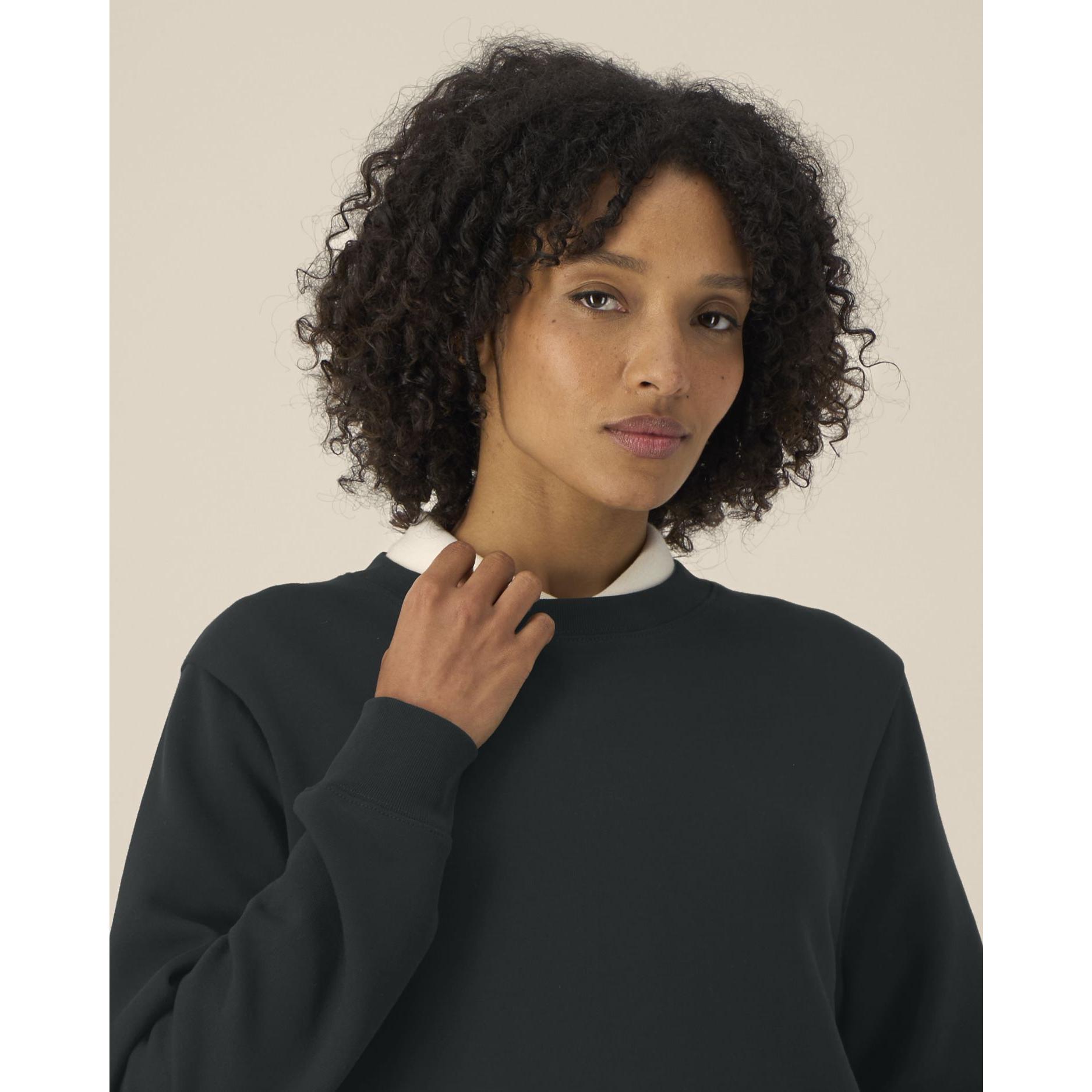 Hanorac la baza gâtului pentru femei Stella Thinker Black M
