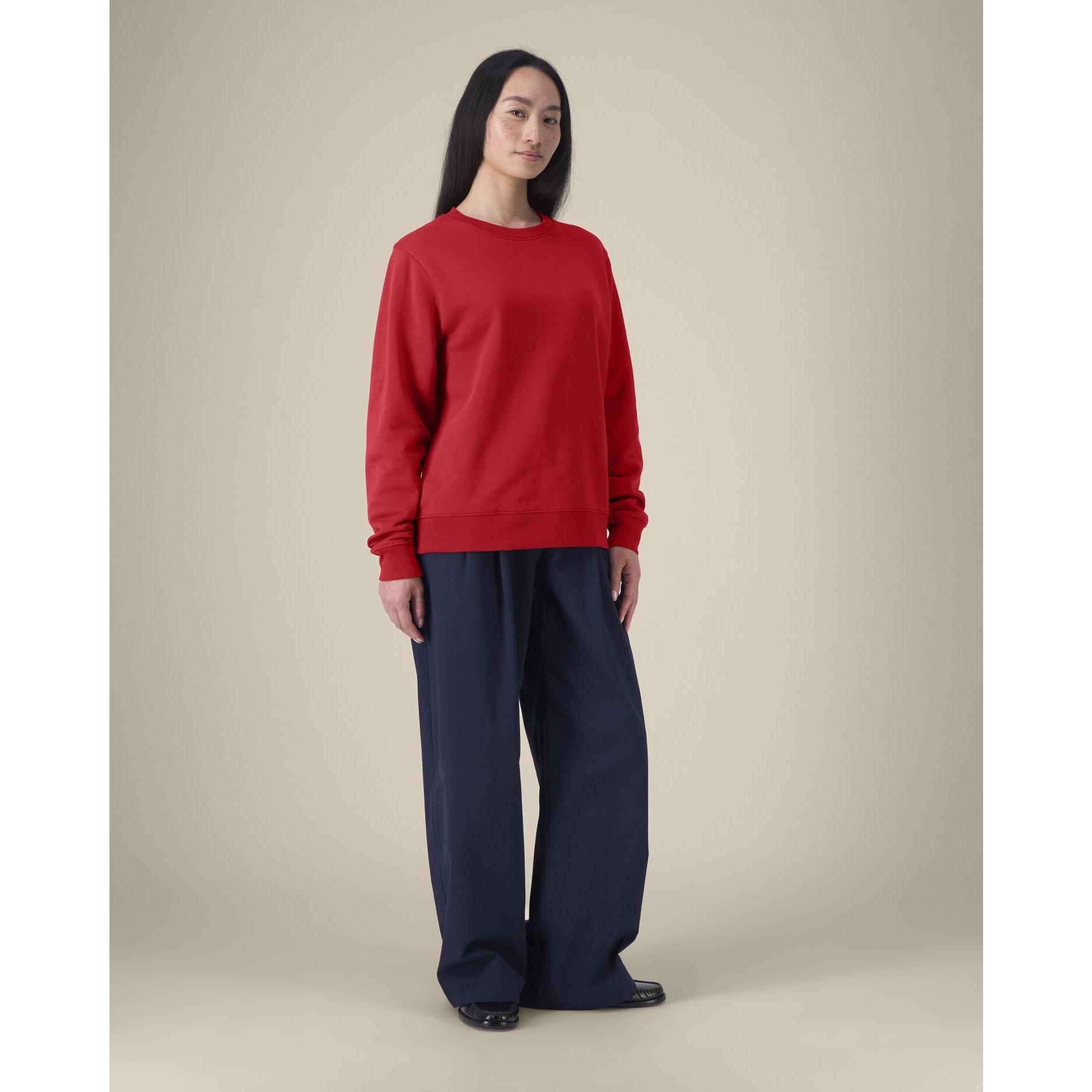 Hanorac la baza gâtului pentru femei Stella Thinker Red L