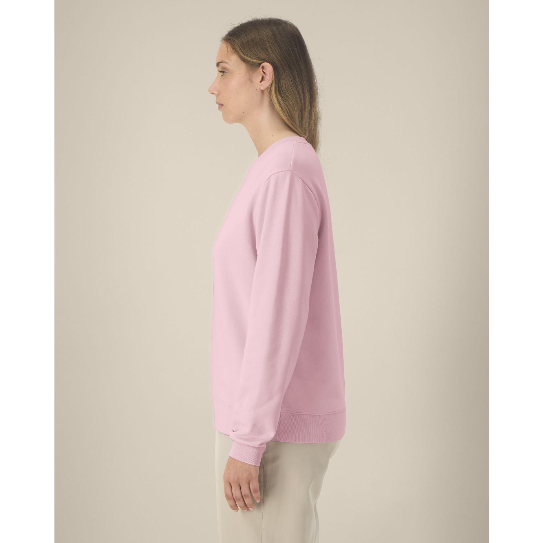 Hanorac la baza gâtului pentru femei Stella Thinker Cotton Pink 3XL