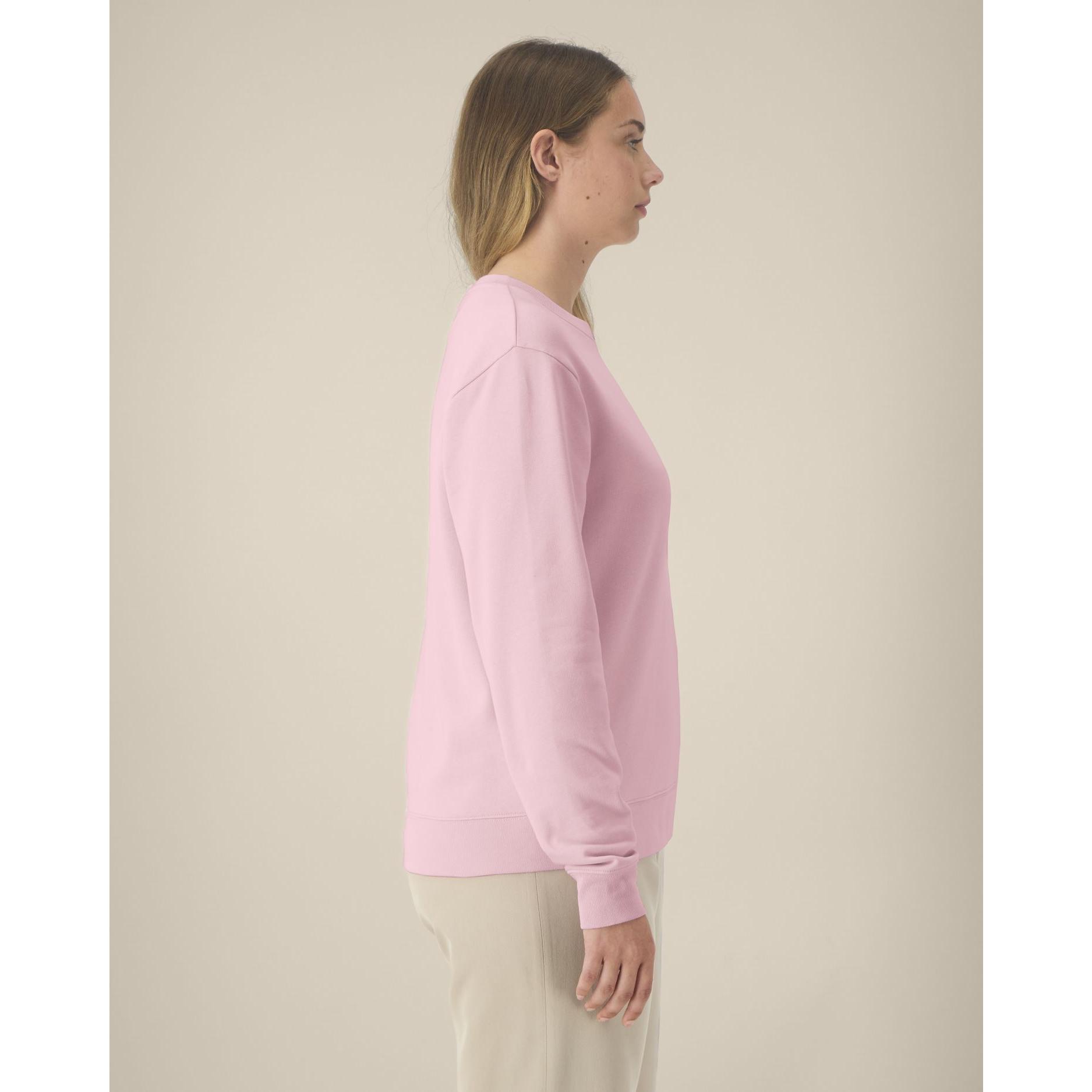 Hanorac la baza gâtului pentru femei Stella Thinker Cotton Pink 3XL