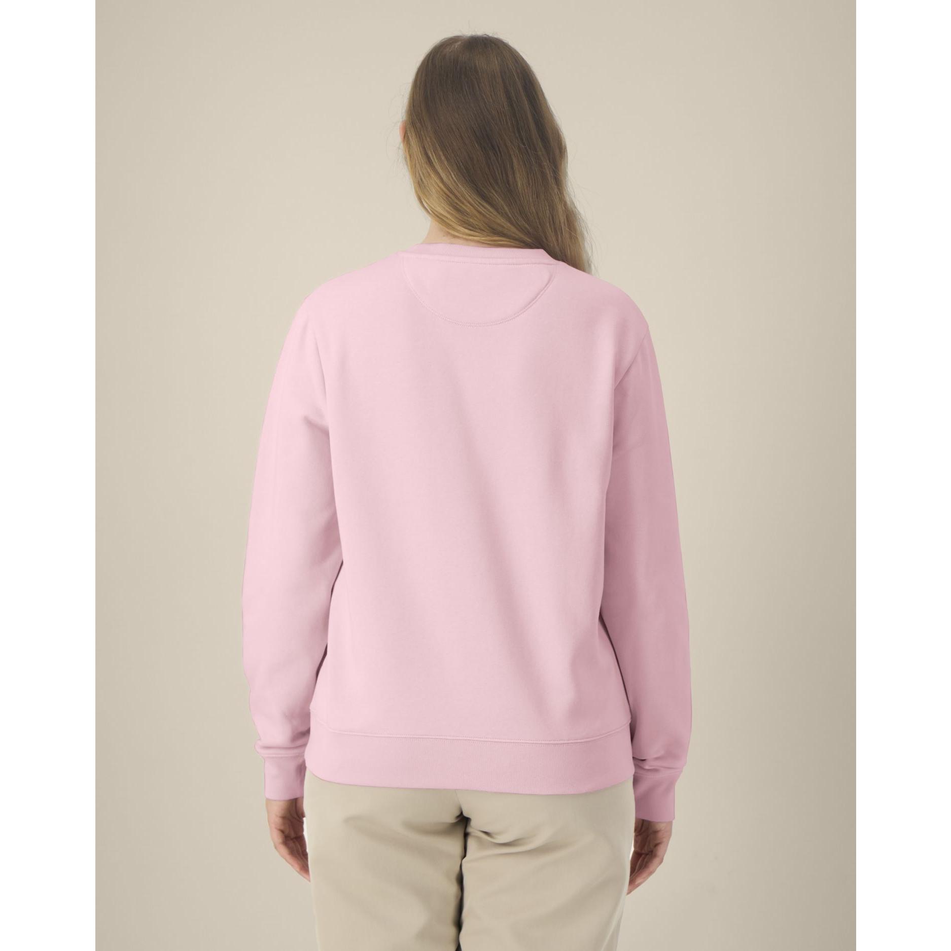 Hanorac la baza gâtului pentru femei Stella Thinker Cotton Pink 3XL
