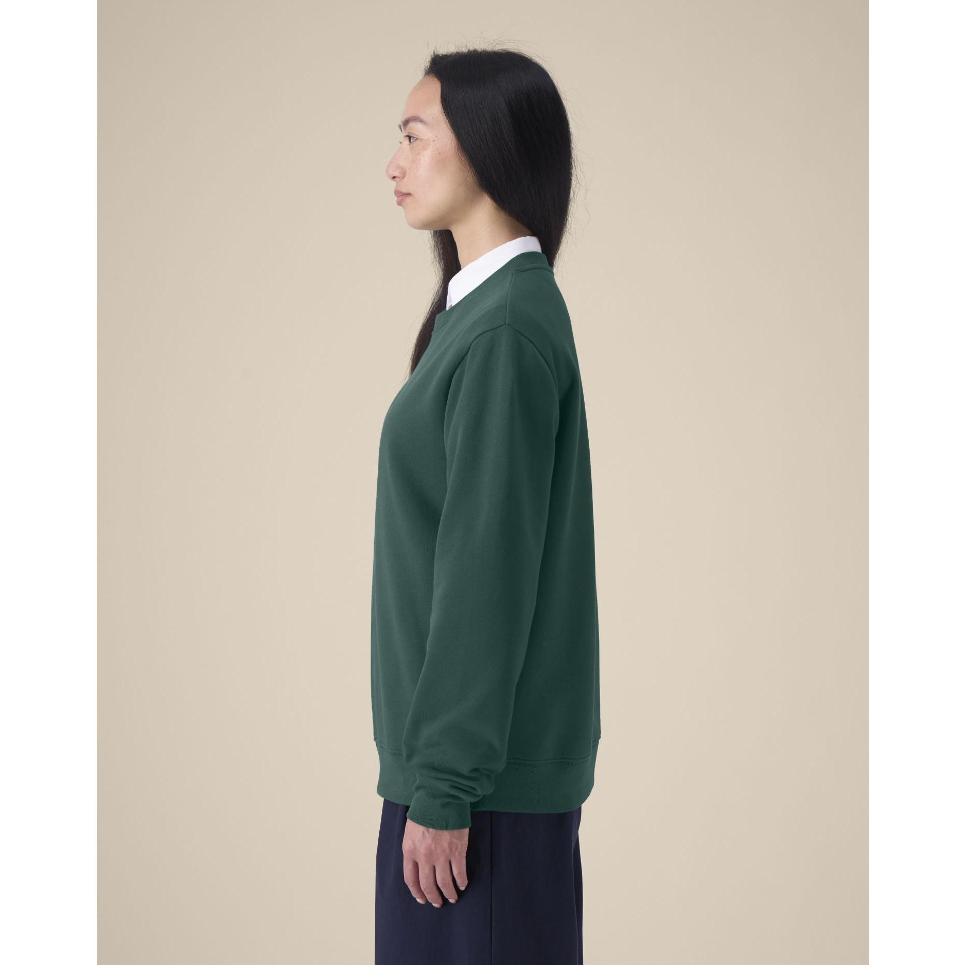 Hanorac la baza gâtului pentru femei Stella Thinker Glazed Green 3XL