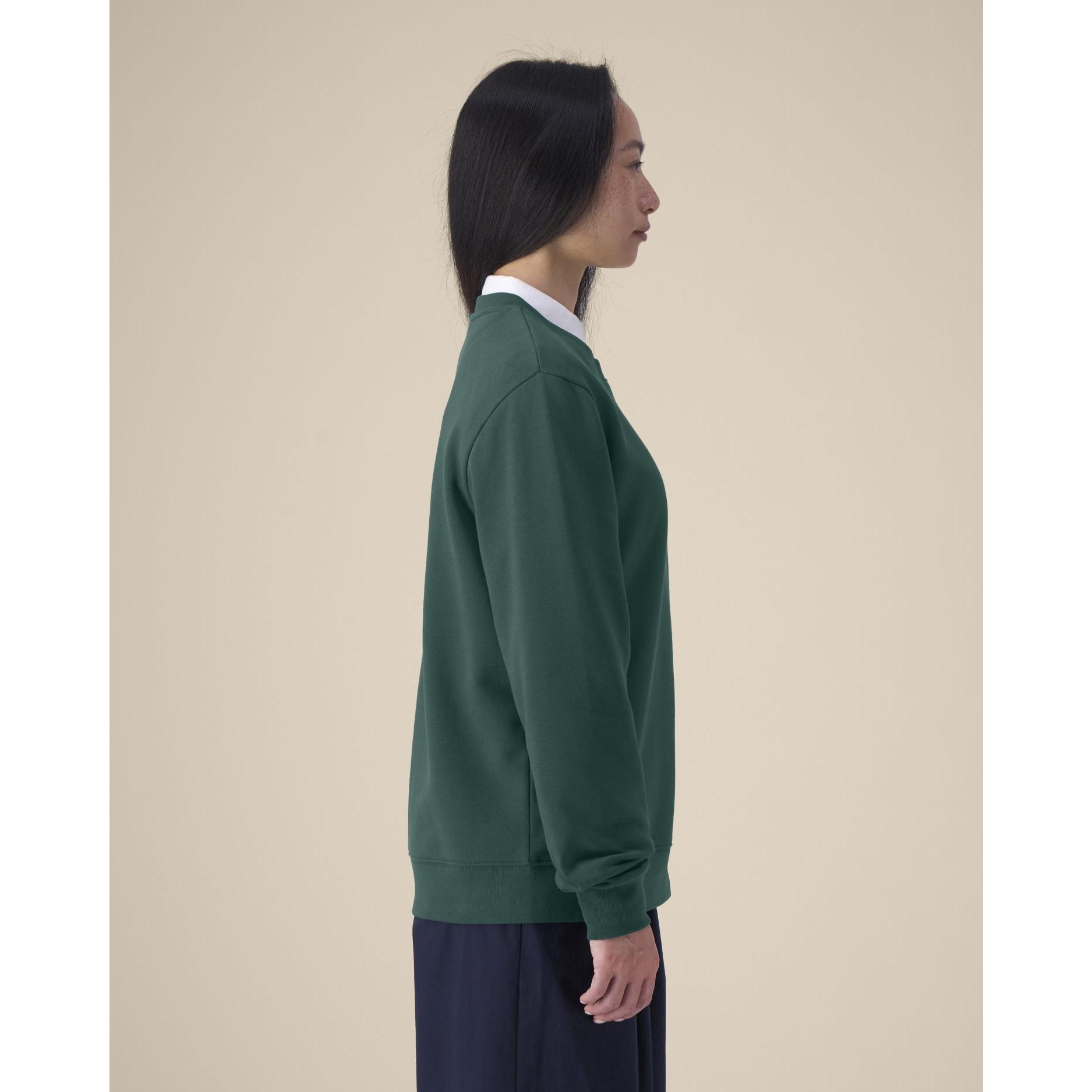 Hanorac la baza gâtului pentru femei Stella Thinker Glazed Green 3XL