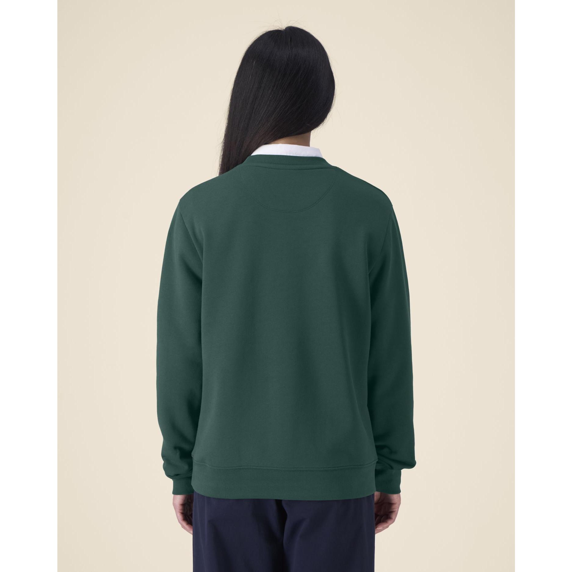 Hanorac la baza gâtului pentru femei Stella Thinker Glazed Green 3XL