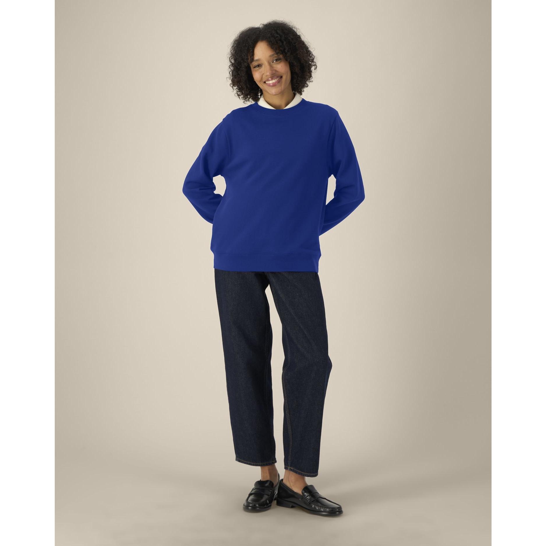 Hanorac la baza gâtului pentru femei Stella Thinker Worker Blue L